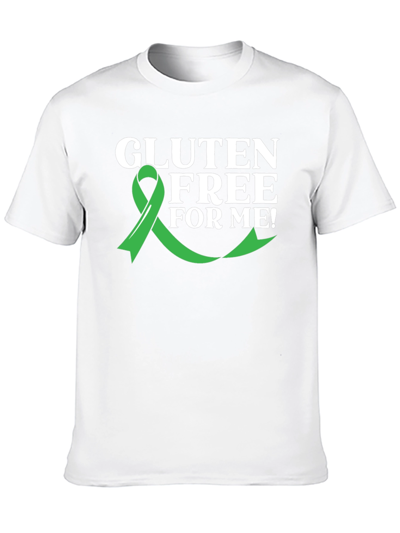 Black Gluten Free Awareness Ribbon T-Shirt view 10