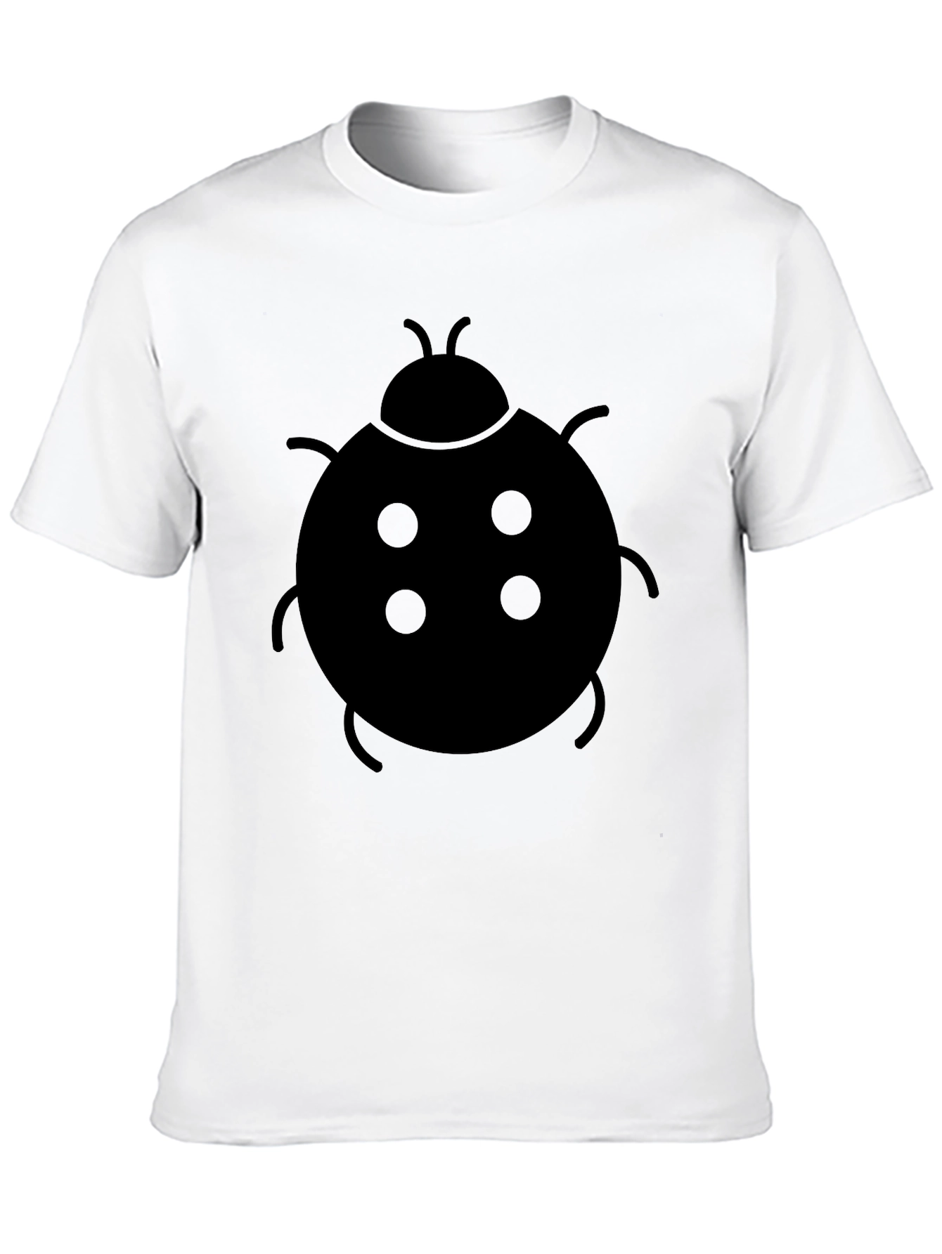 Black Ladybug Graphic Black T-Shirt view 10