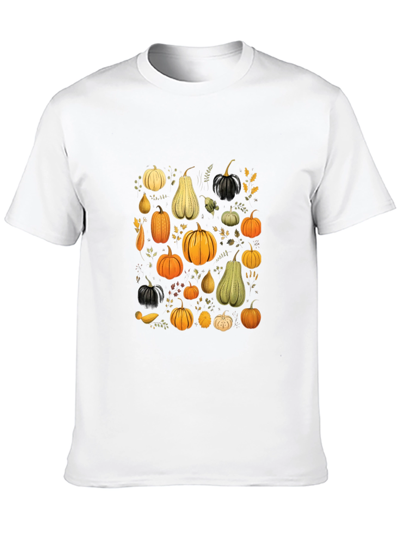 Black Pumpkin Patch Graphic Tee - Stylish Fall Apparel view 10