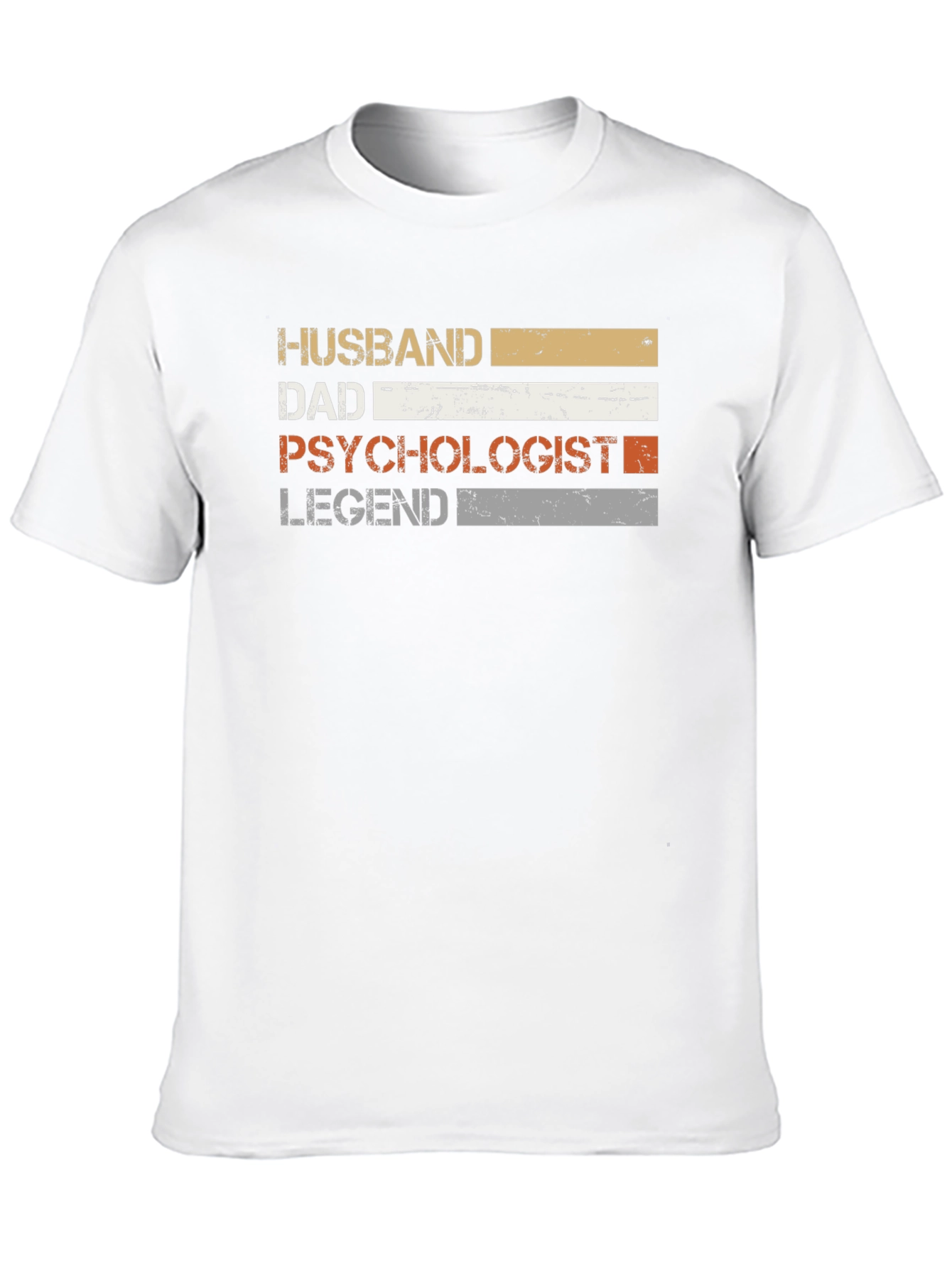 Black Husband Dad Psychologist Legend Graphic T-Shirt view 10