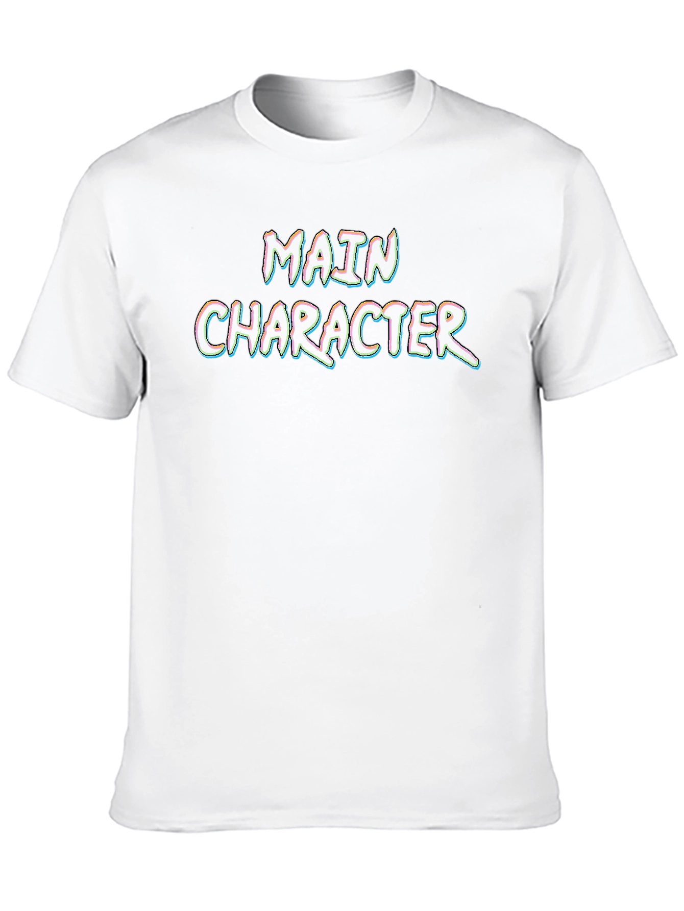 Black Main Character Graphic Print Black T-Shirt view 10