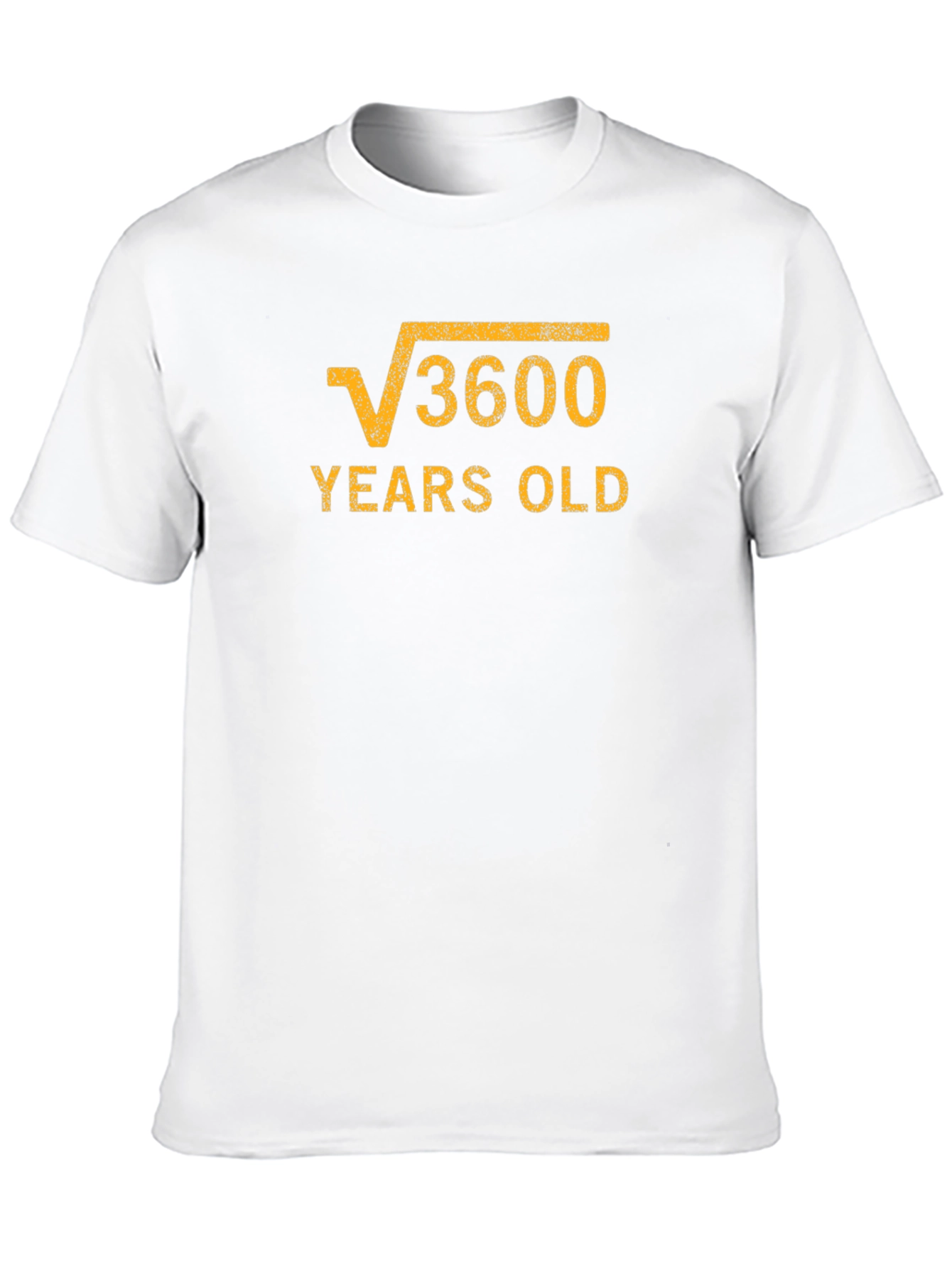 Black Funny 60th Birthday T-Shirt - Square Root of 3600 view 10