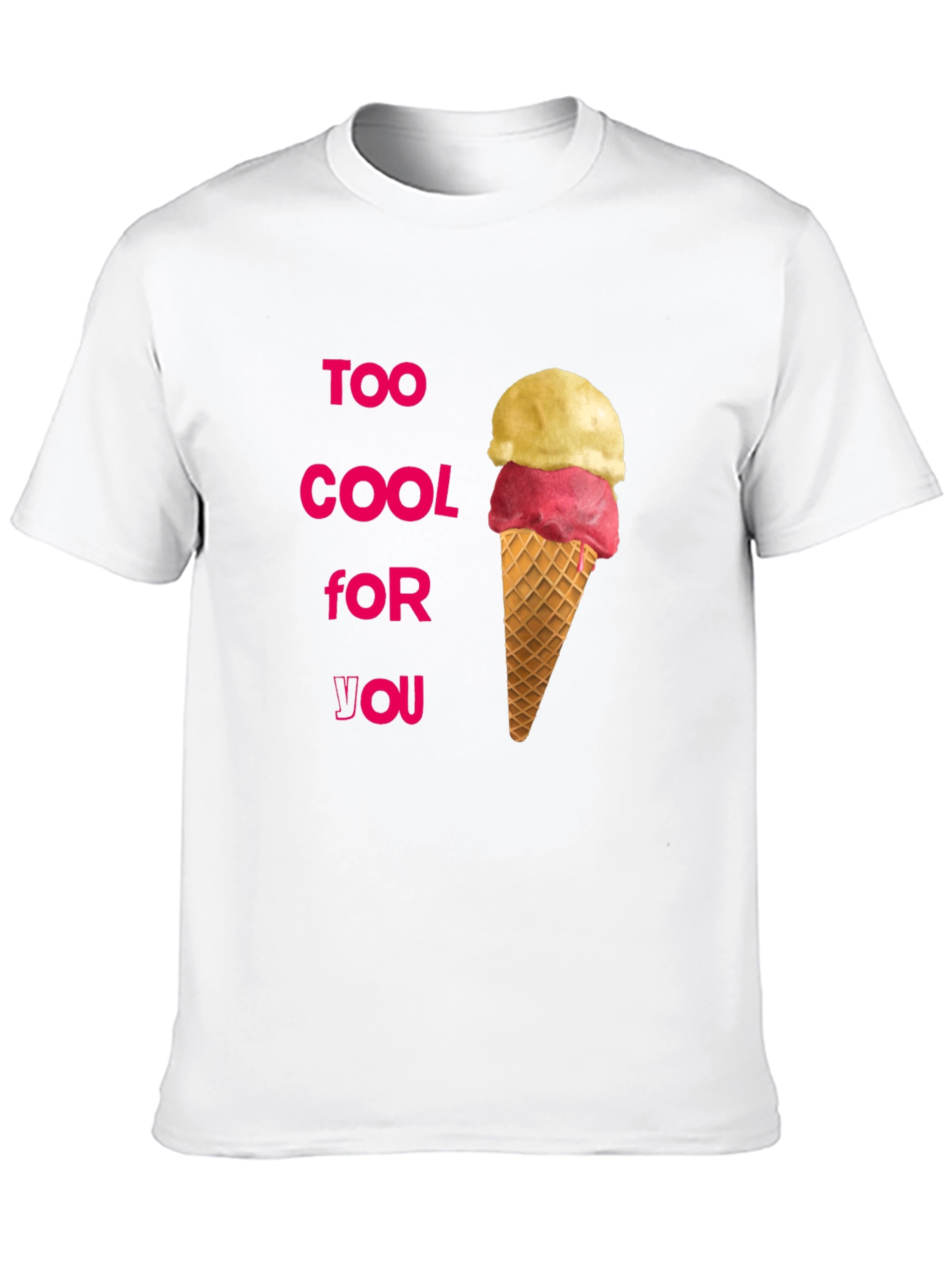 Black Too Cool Ice Cream T-Shirt view 10