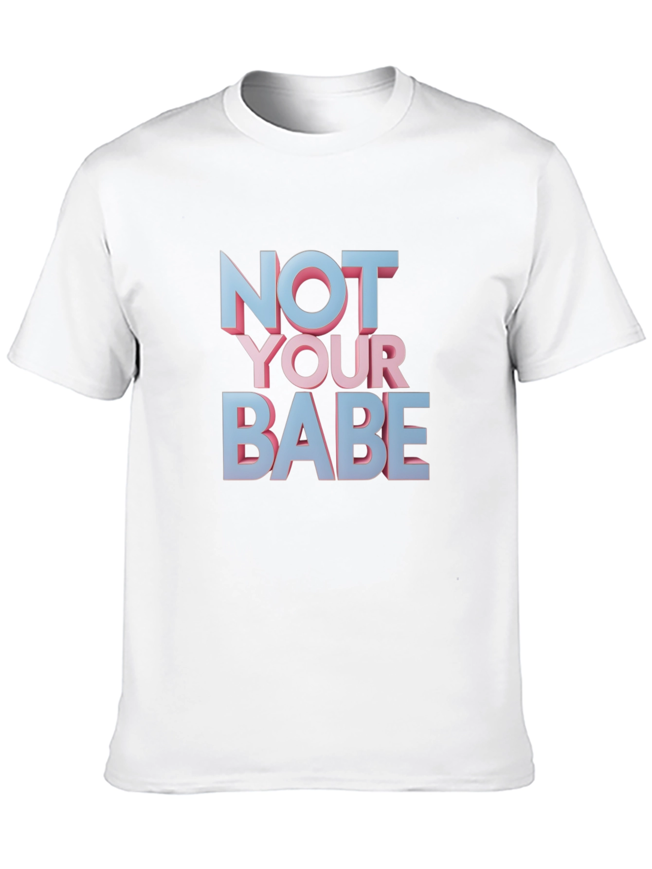 Black Not Your Babe Graphic T-Shirt view 10