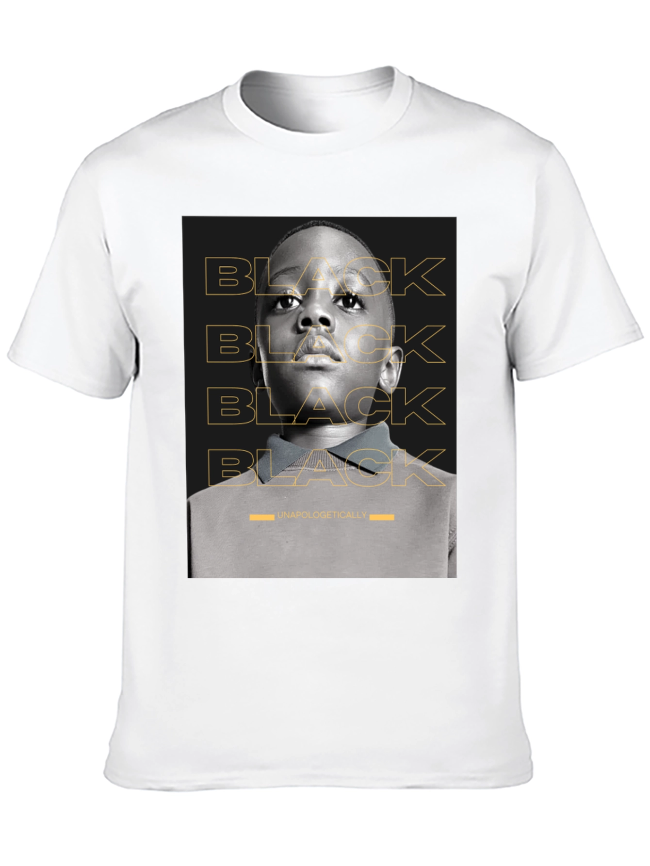 Black Black Unapologetically T-Shirt view 10