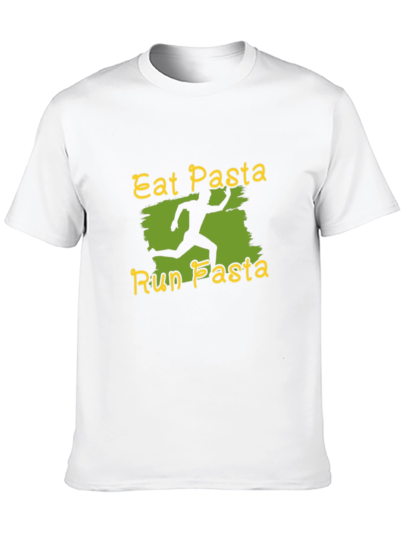 Black Eat Pasta Run Pasta Black T-Shirt view 10