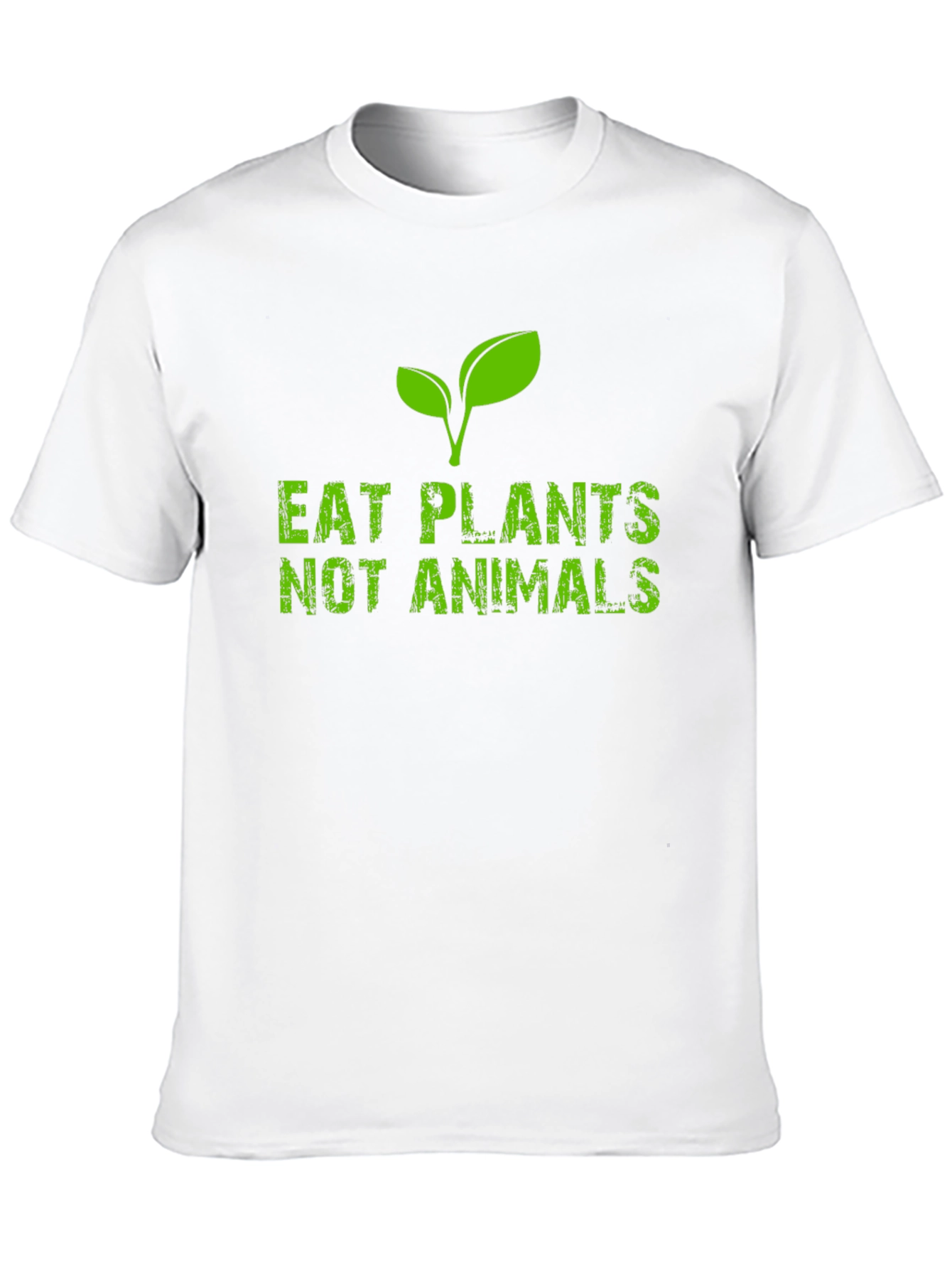 Black Eat Plants Not Animals Black T-Shirt Vegan Vegetarian view 10