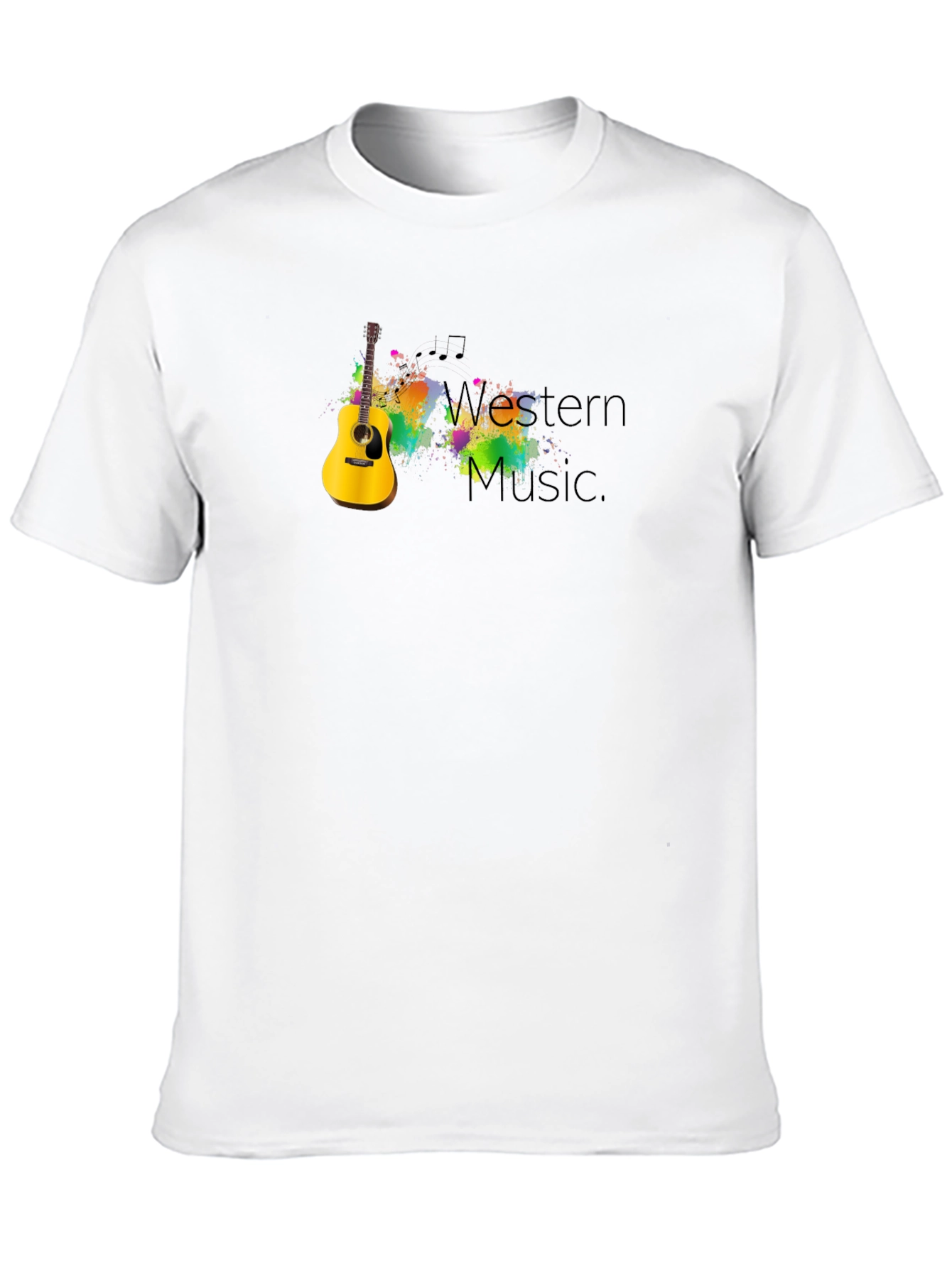 Black Western Music Graphic T-Shirt - Soft Cotton Blend view 10