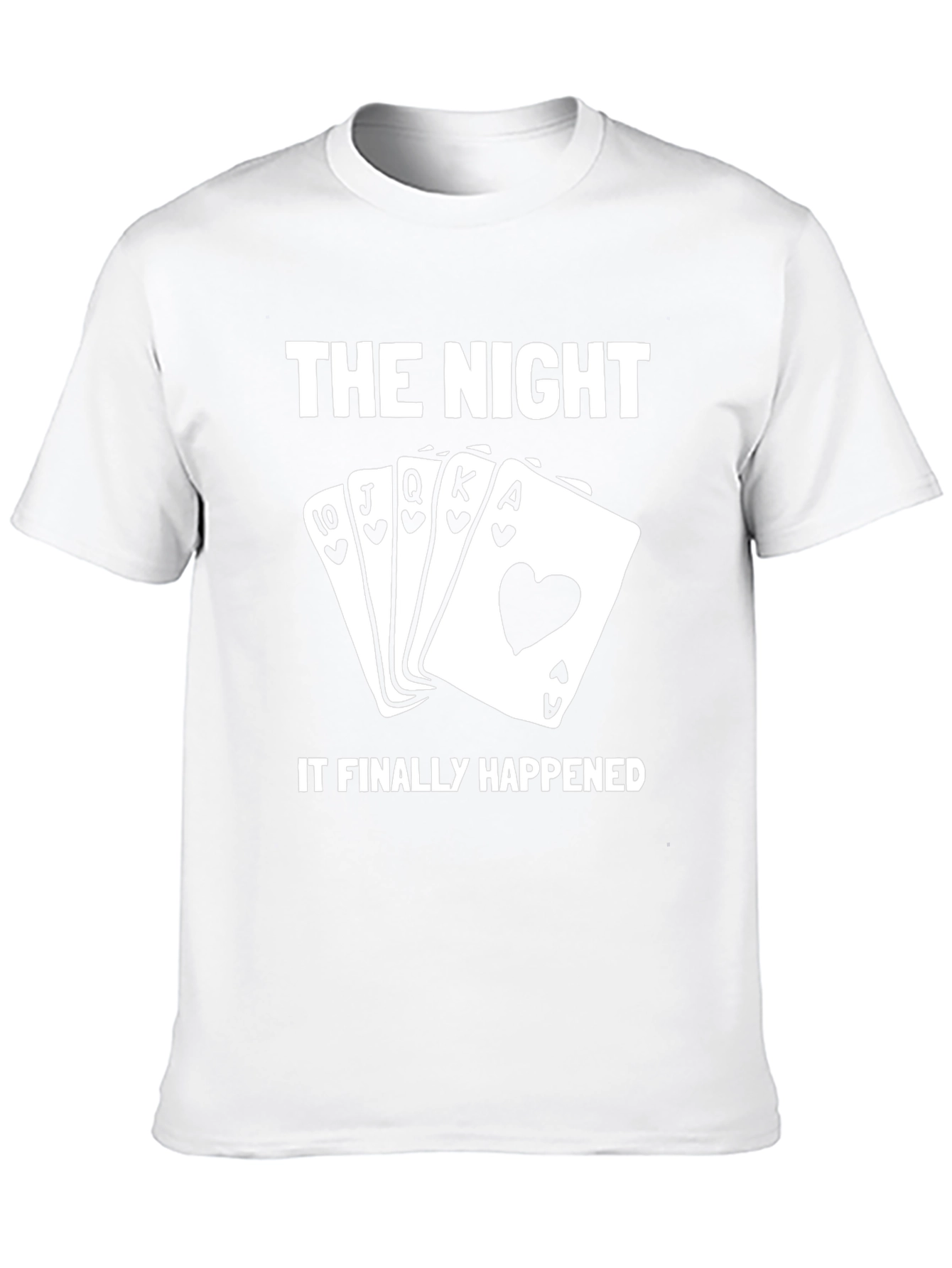 Royal Flush Night T-Shirt - Lucky Poker Player Tee - 10