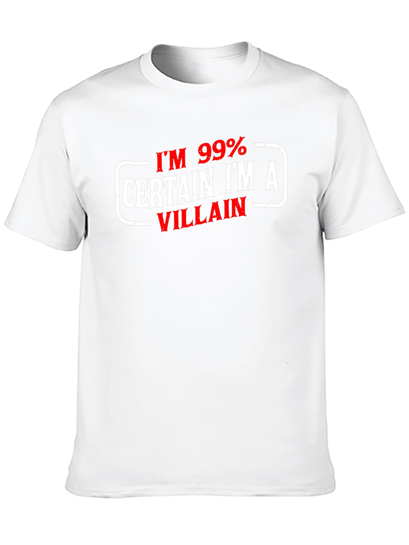 Black Villain T-Shirt - Funny Graphic Tee view 10