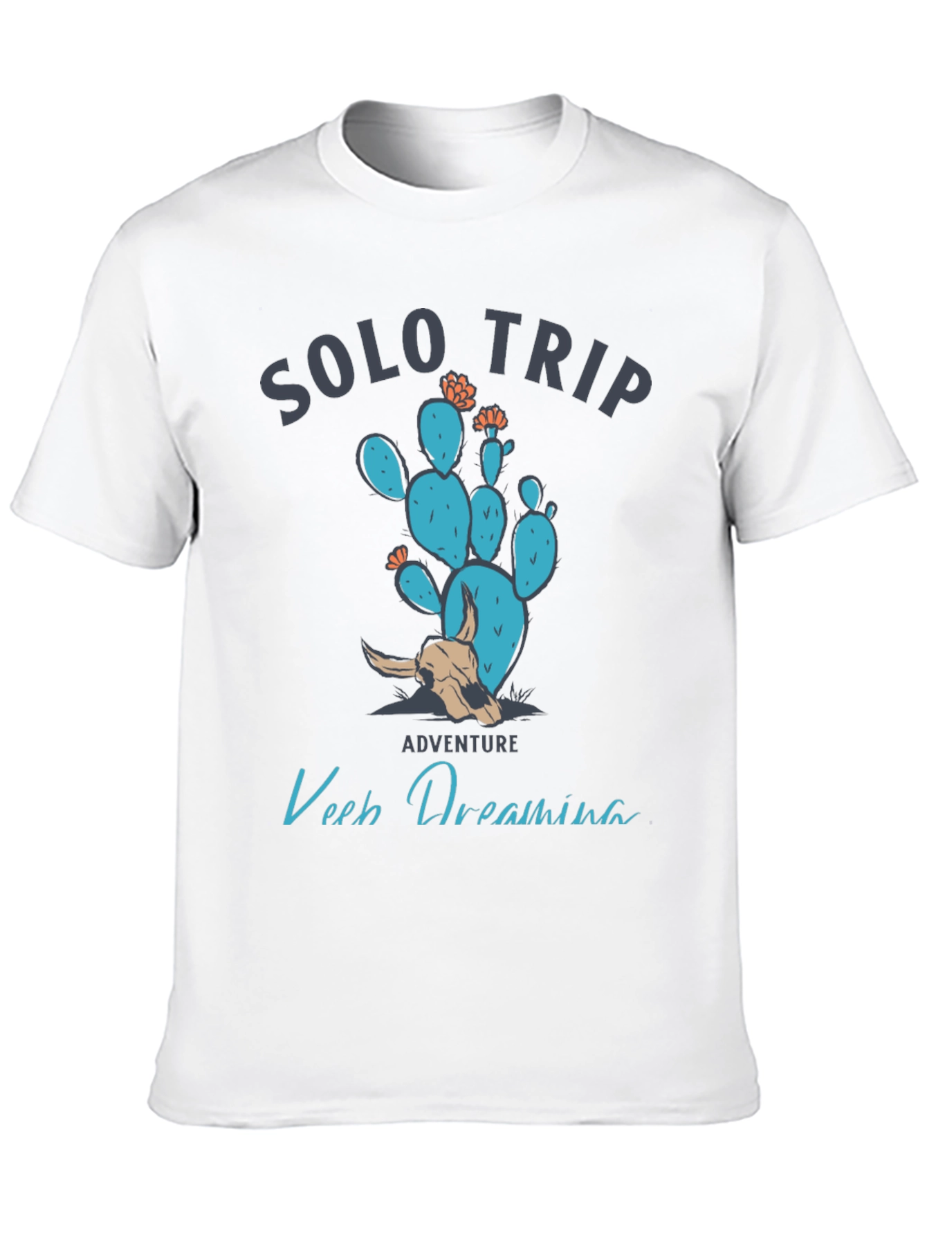 Black Solo Trip Cactus Graphic Tee view 10