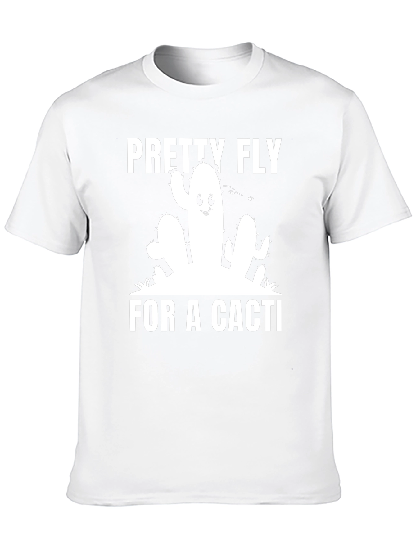 Black Funny Cacti Graphic T-Shirt - Pretty Fly Design view 10