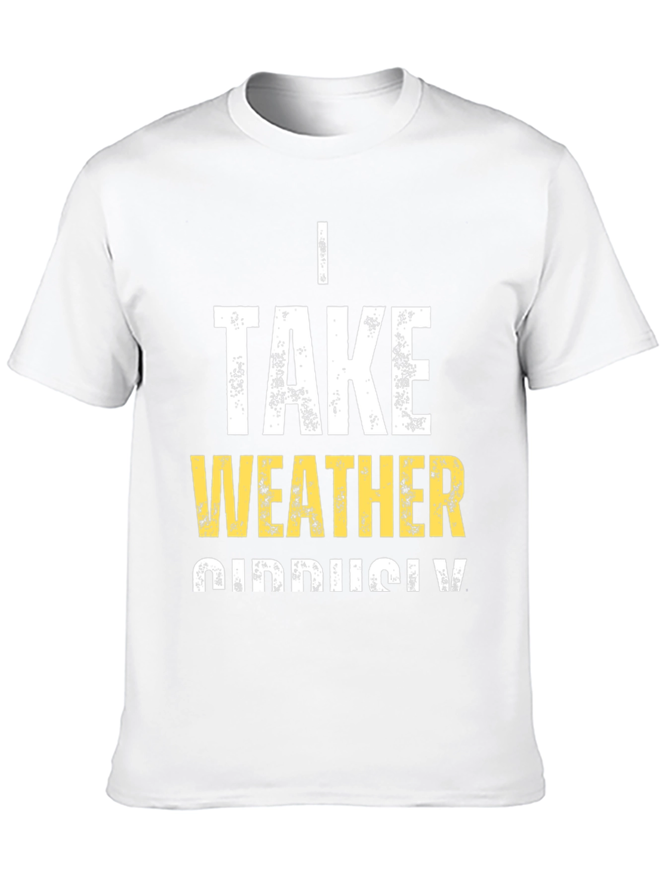 Black Funny Weather Pun T-Shirt - I Take Weather Seriously view 10