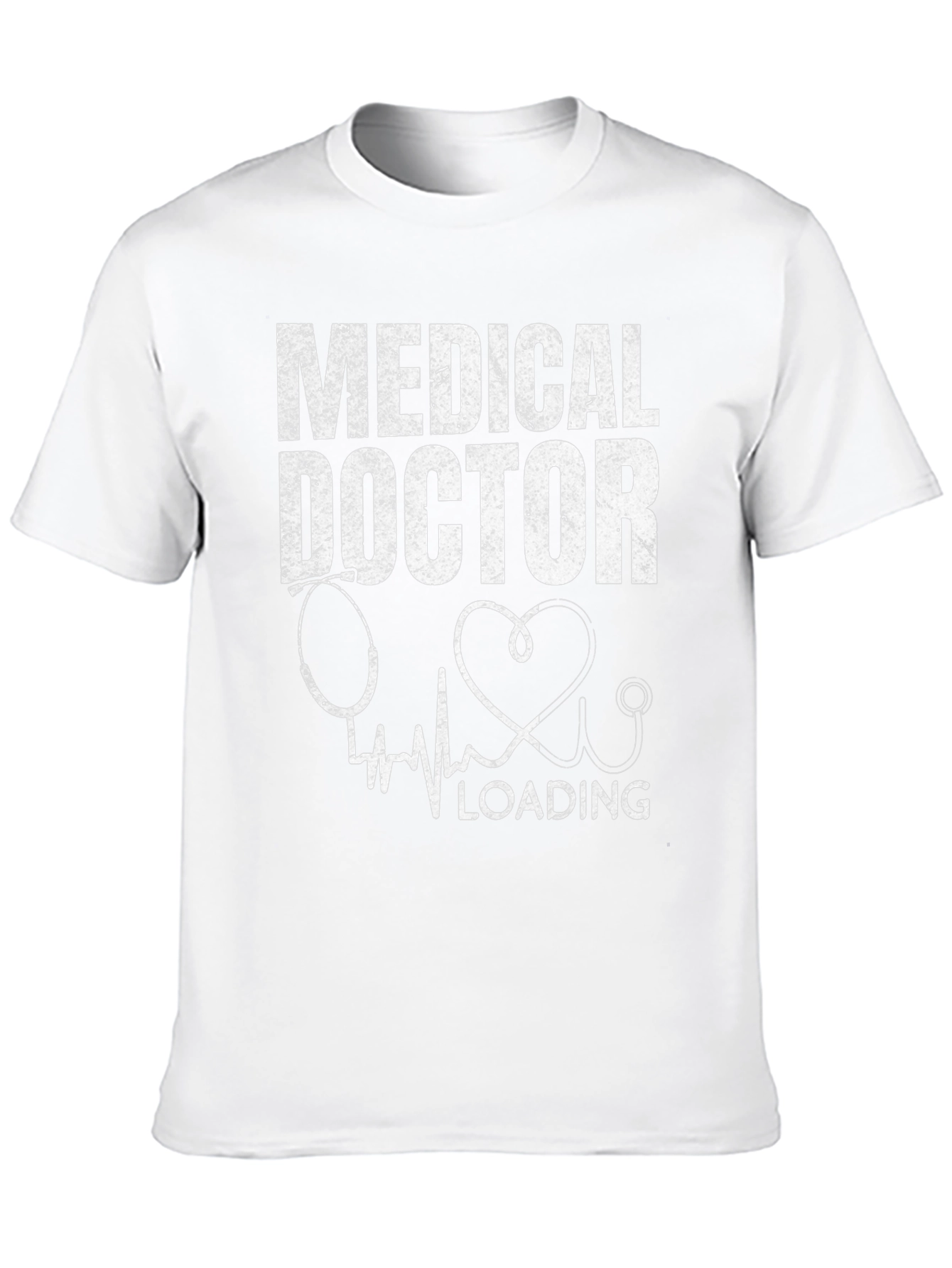 Black Medical Doctor Loading Graphic T-Shirt view 10