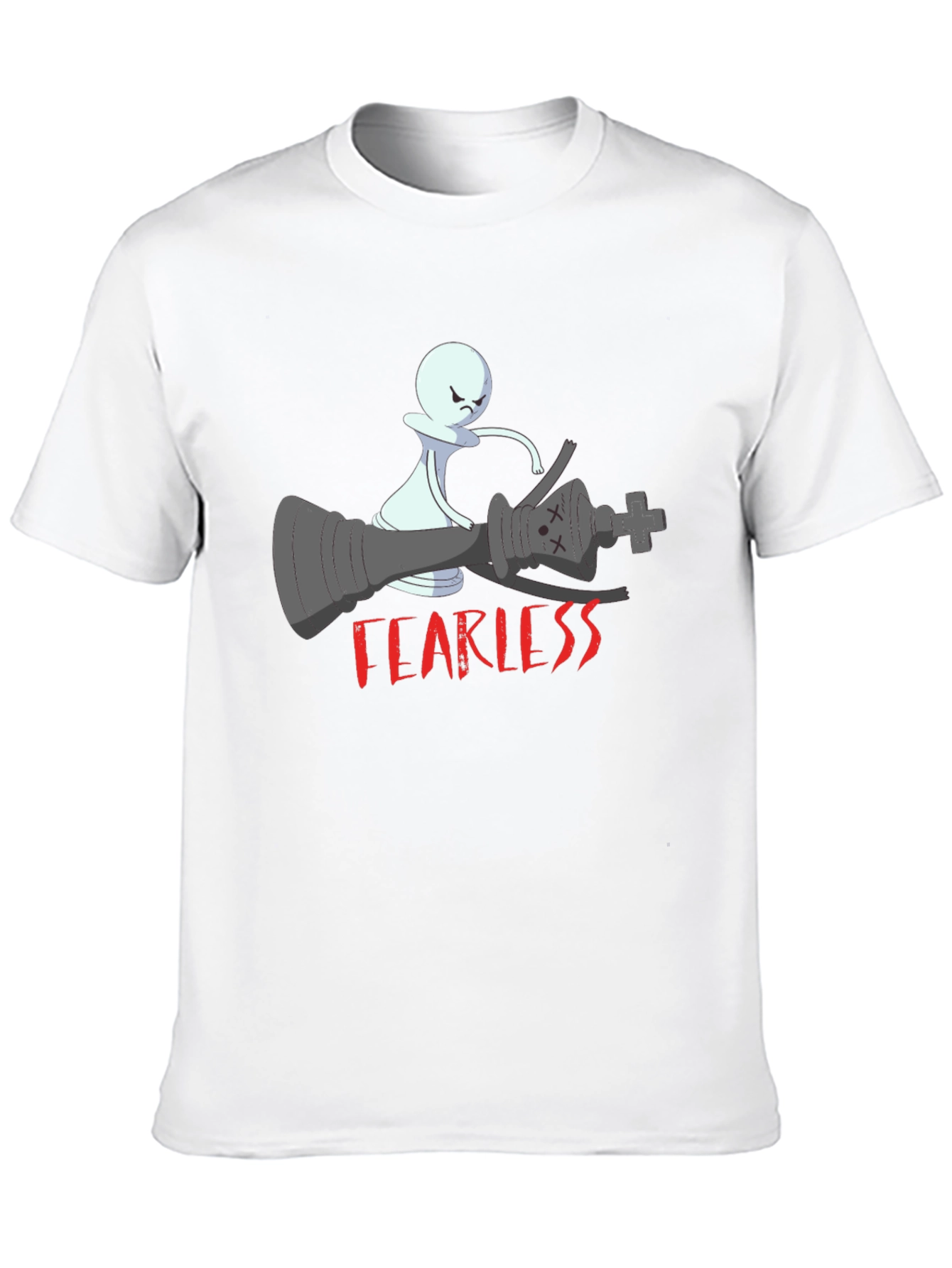 Fearless Chess Piece Graphic T-Shirt - 10