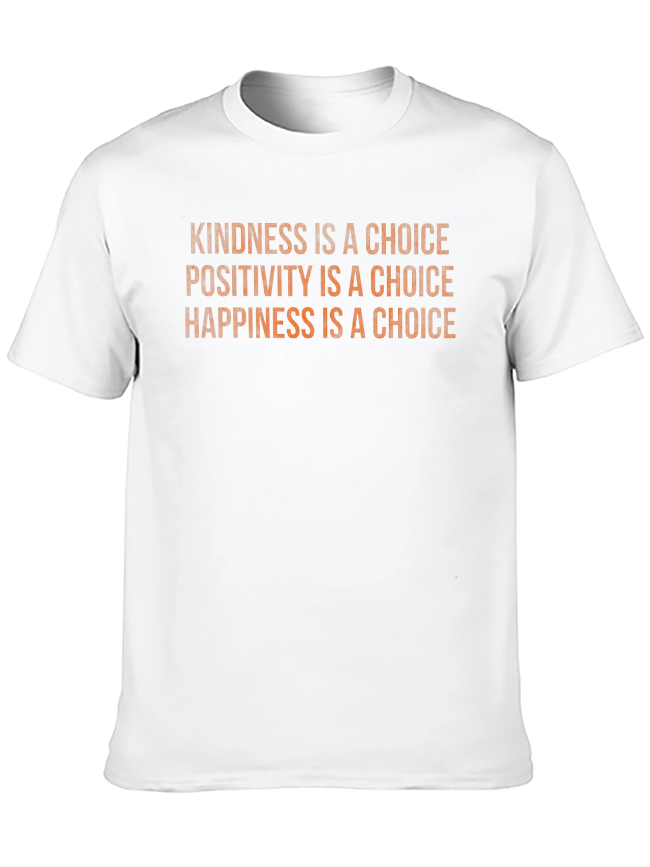 Black Kindness Positivity Happiness Choice Black T-Shirt view 10