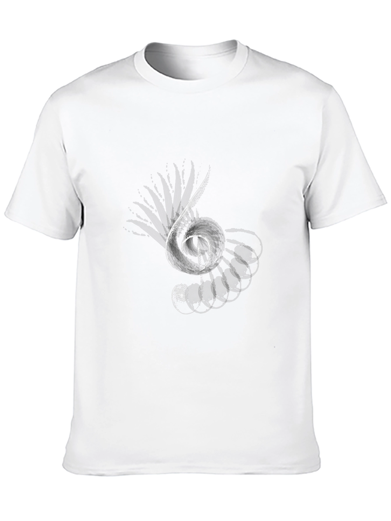 Black Musical Treble Clef Graphic Black T-Shirt view 10