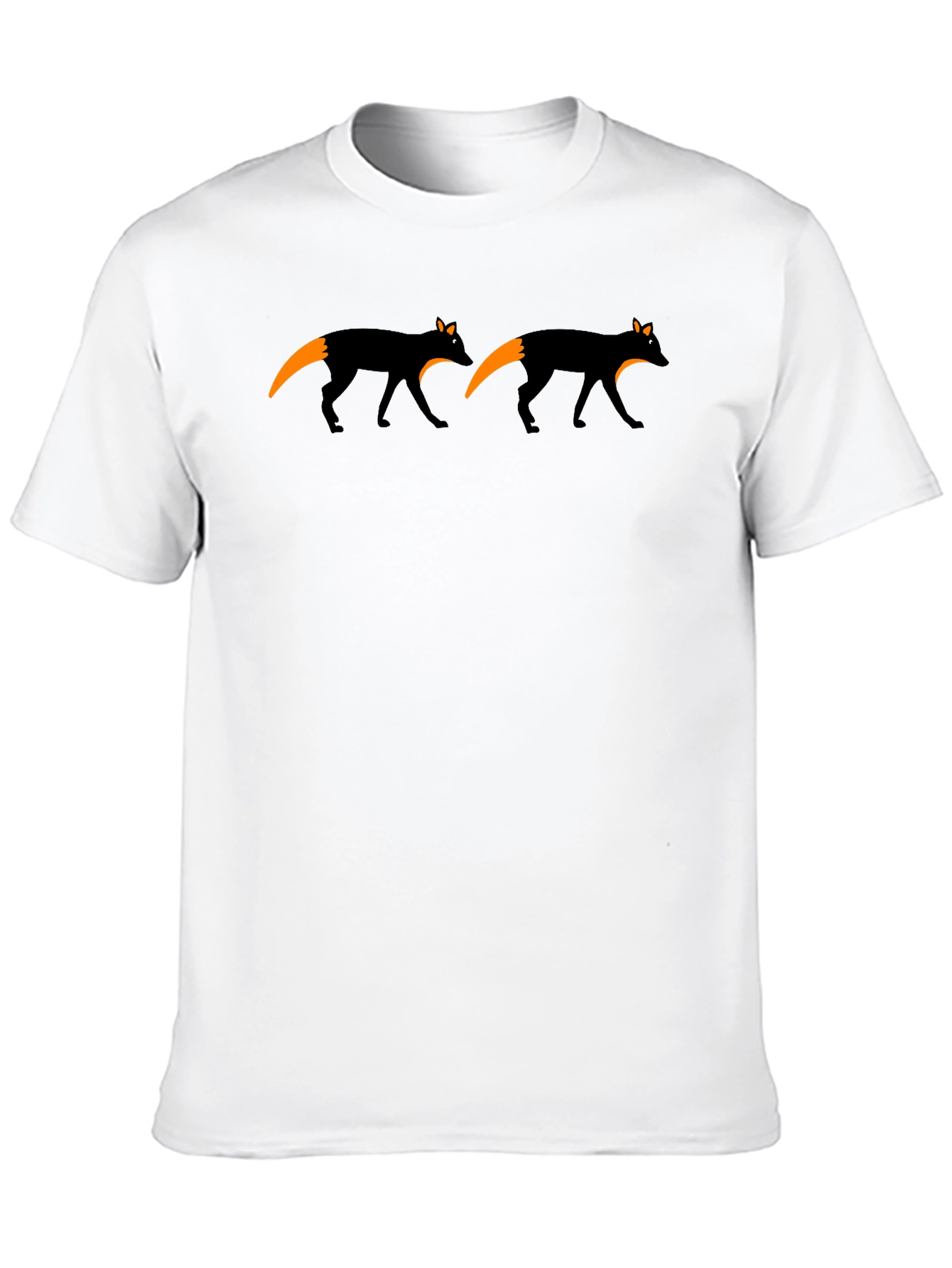 Black Fox Graphic Black T-Shirt view 10