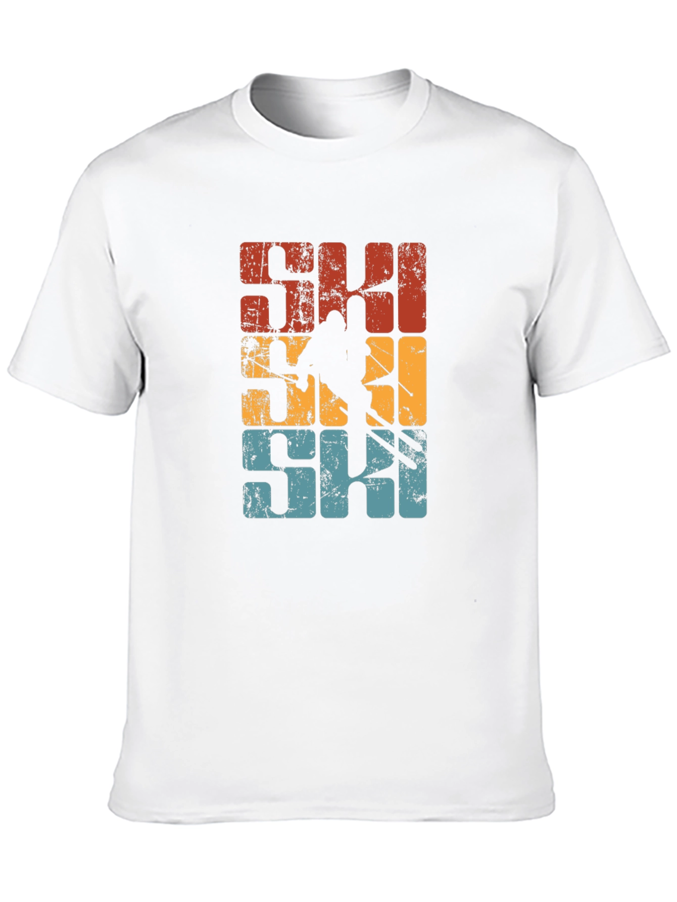 Black Retro Ski Graphic Tee view 10