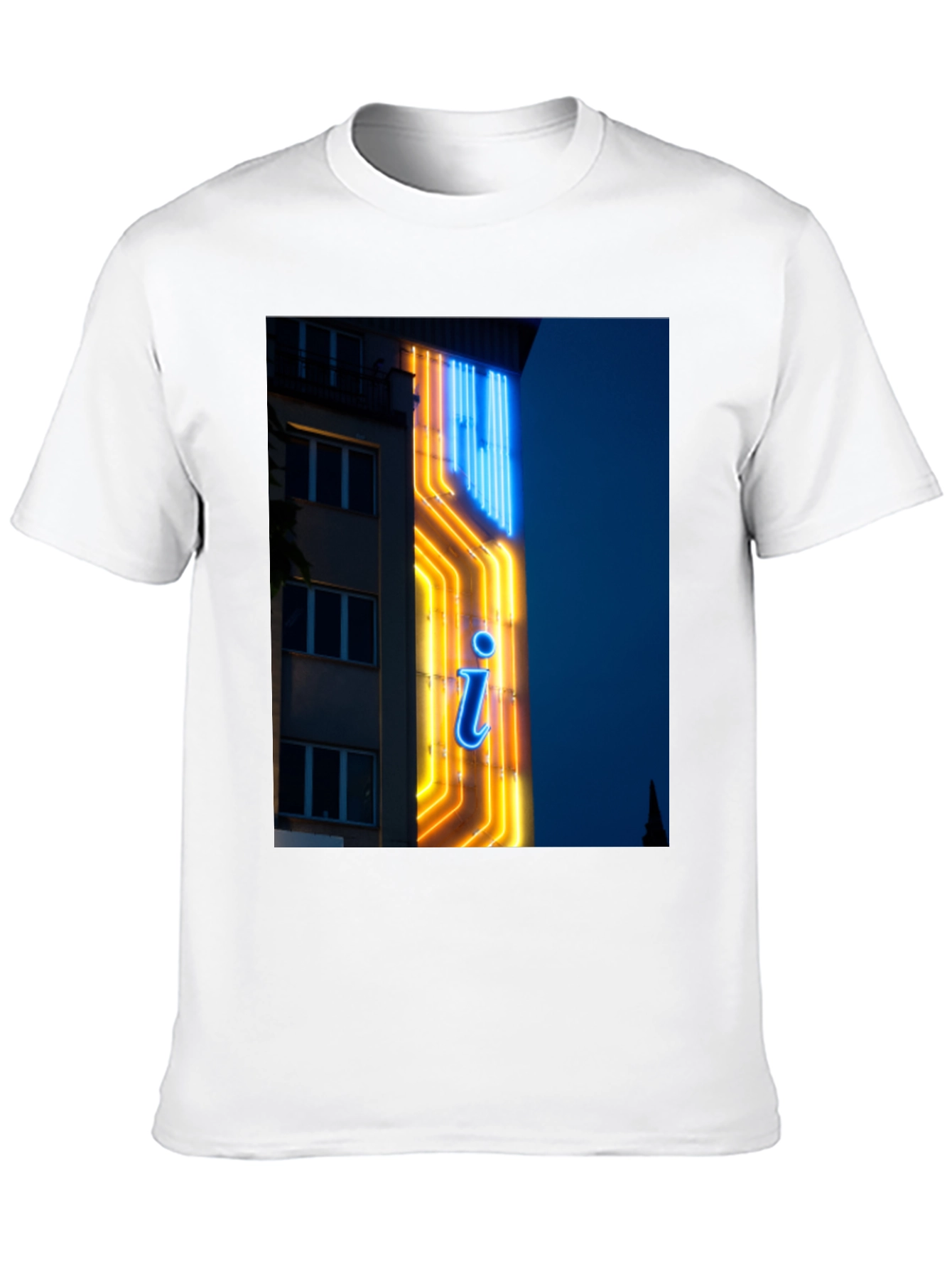 Black Neon Sign Graphic T-Shirt view 10