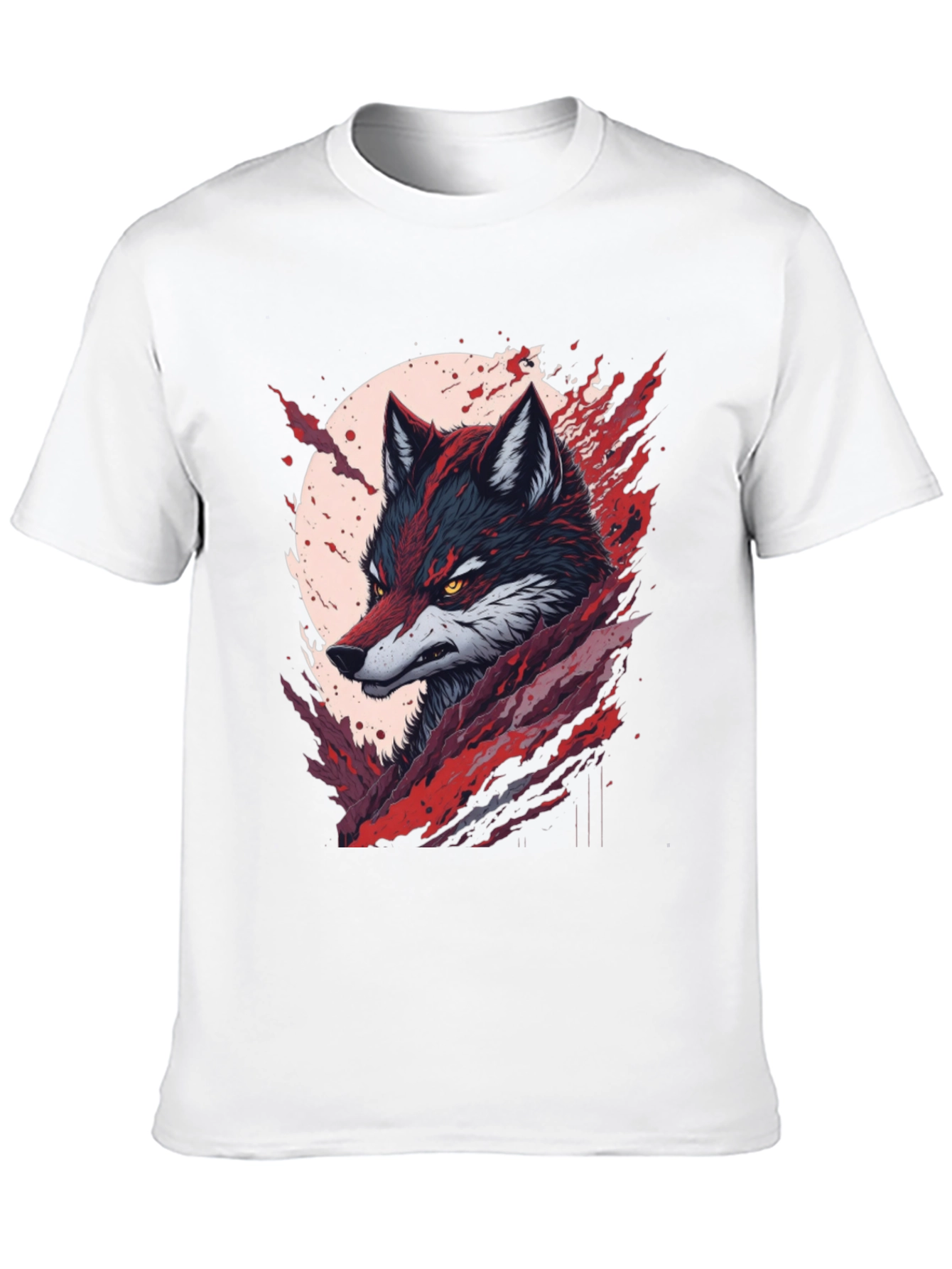 Black Wolf Graphic Tee - Bold Animal Design view 10