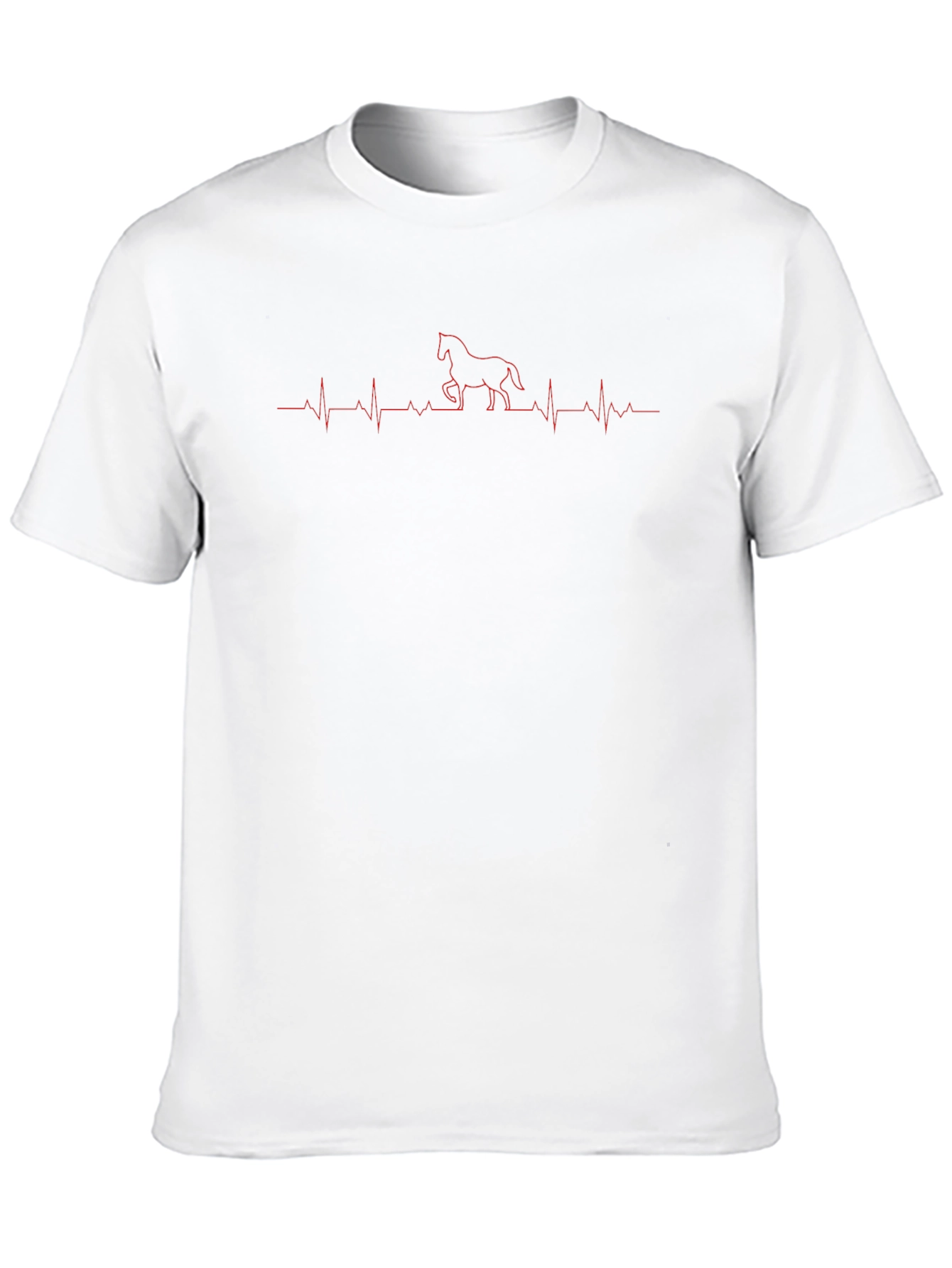 Black Horse Heartbeat T-Shirt - Equestrian Love view 10