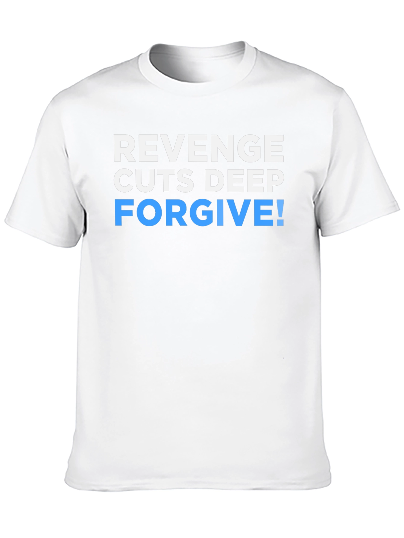 Black Revenge Cuts Deep Forgive Graphic T-Shirt view 10