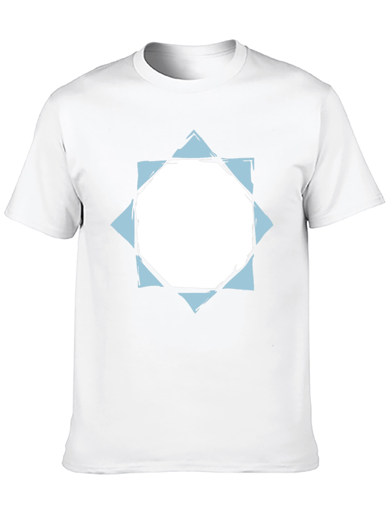 Black Abstract Graphic Print Black T-Shirt view 10