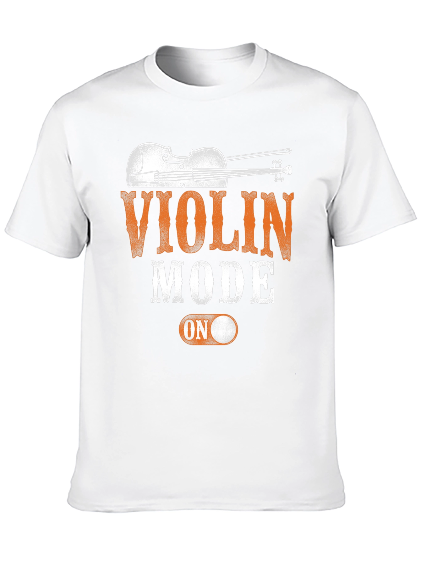 Black Violin Mode On T-Shirt | Musician Apparel view 10
