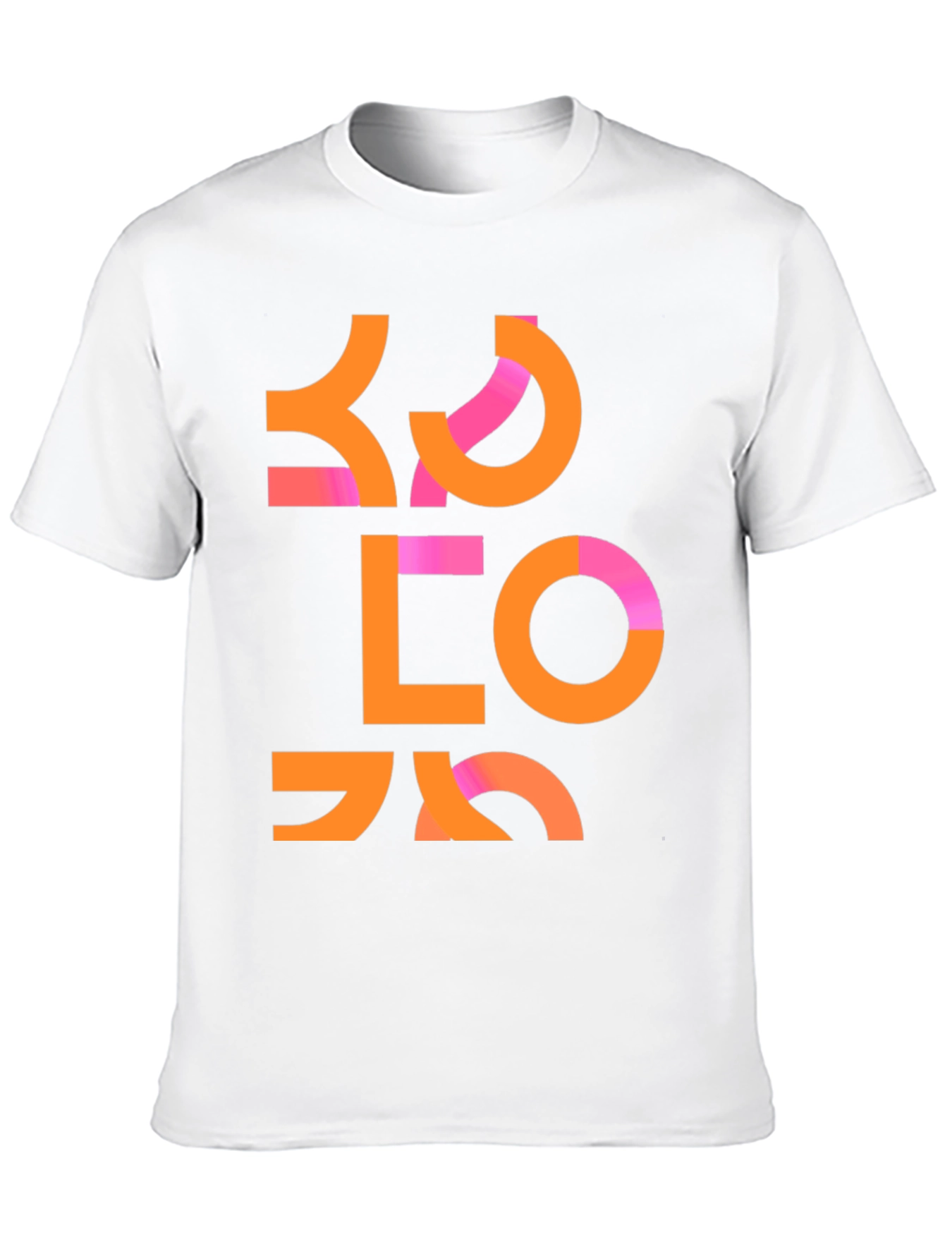 Black Geometric Print Black T-Shirt view 10