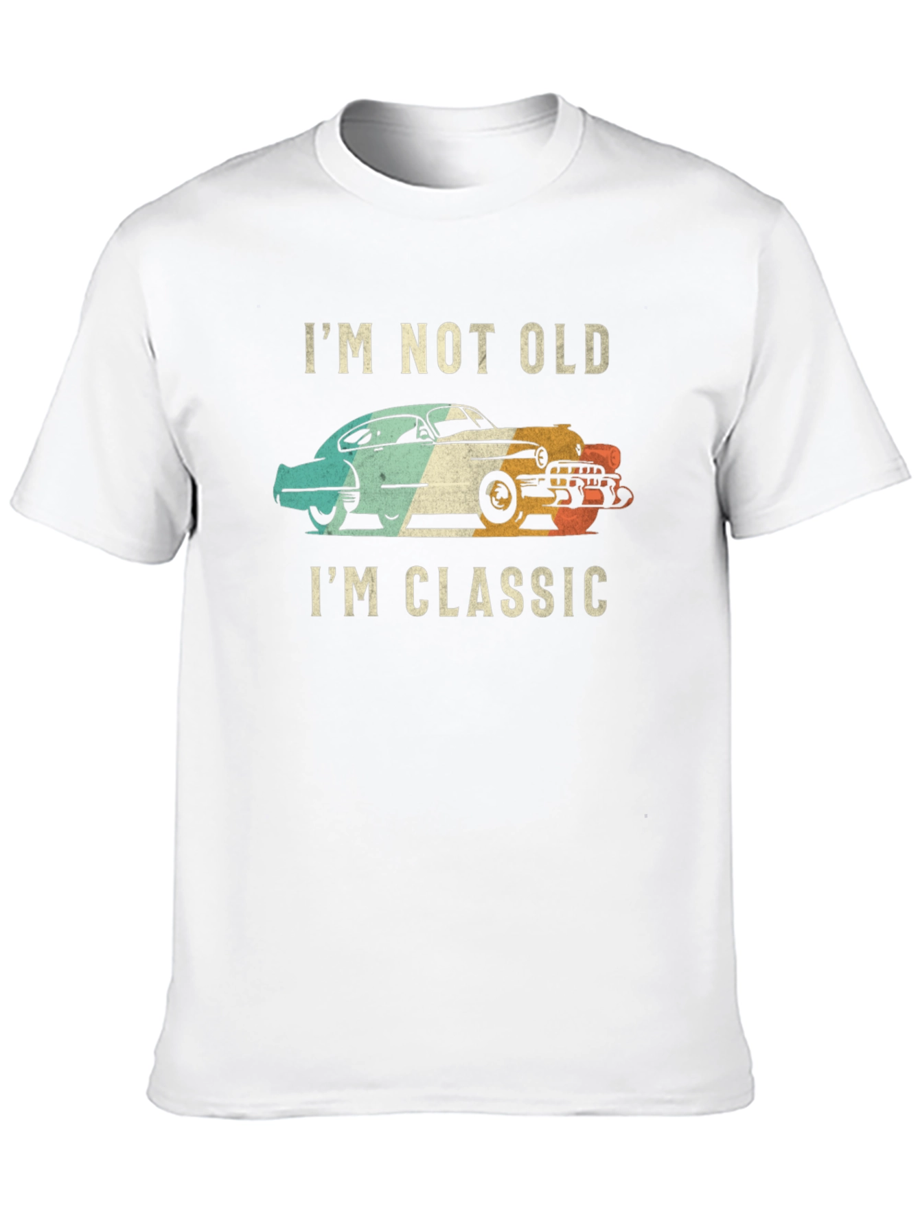 Black Classic Car Graphic Tee - I'm Not Old, I'm Classic view 10