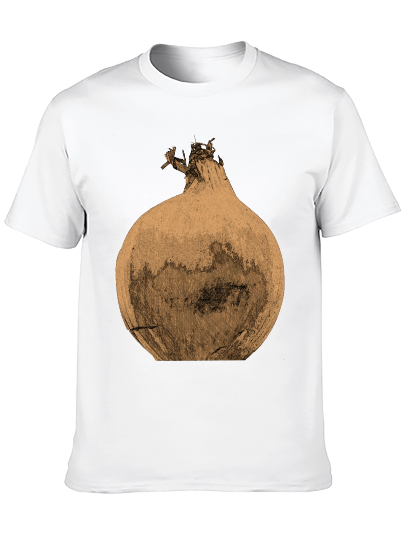 Black Men's Onion Graphic Print T-Shirt - Black view 10