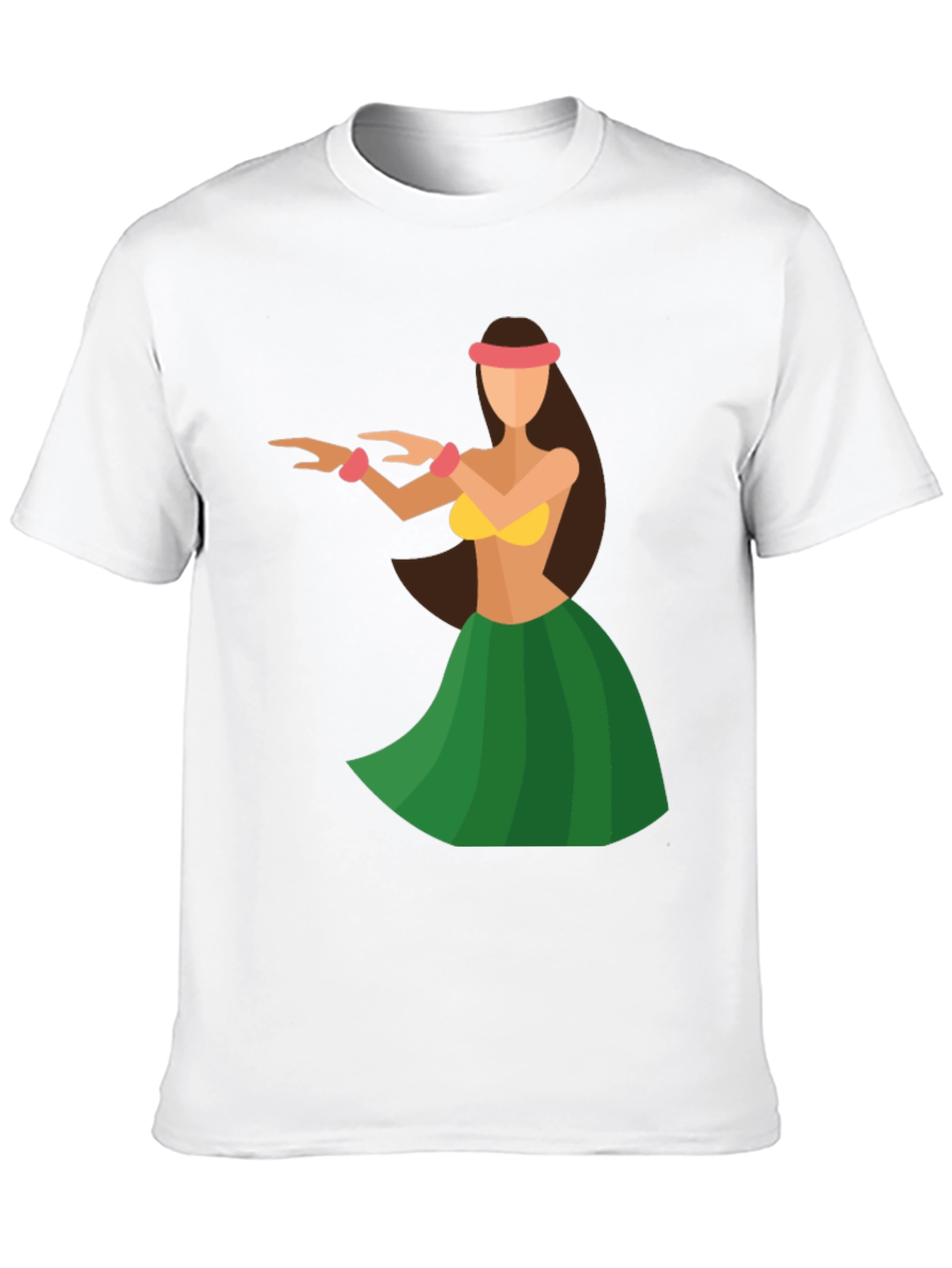 Black Hula Dancer Graphic Tee - Tropical Vibe view 10