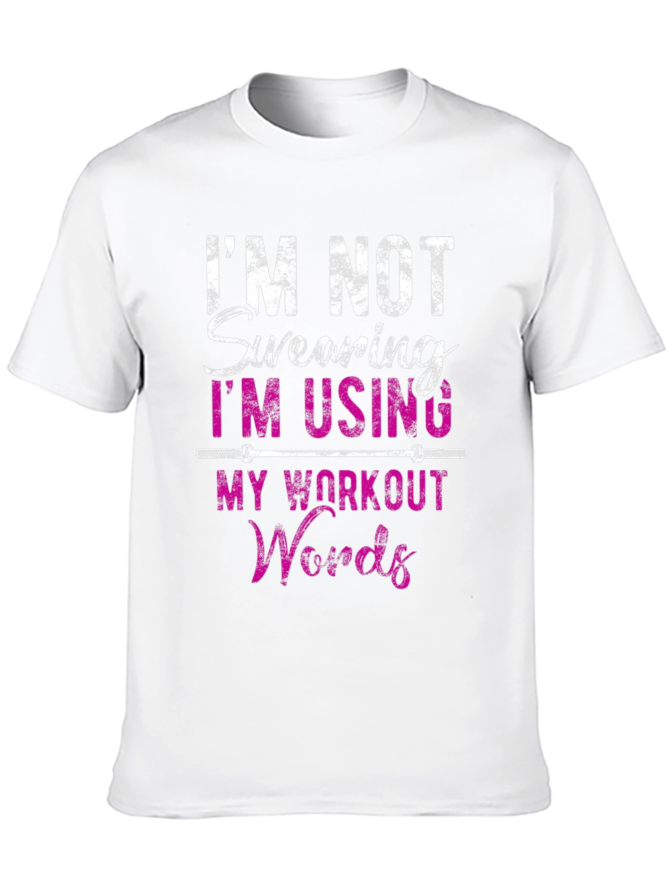 Black Funny Workout Graphic Tee - Gym Humor T-Shirt view 10