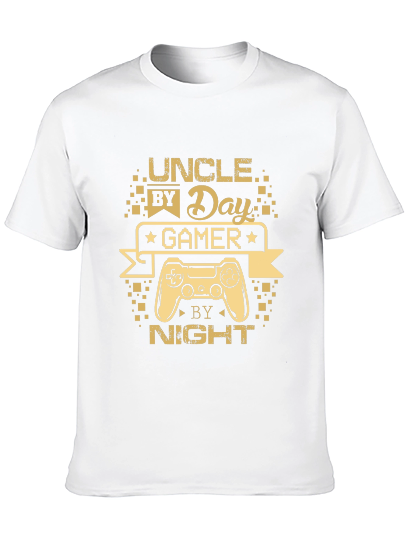 Black Uncle By Day Gamer By Night T-Shirt view 10