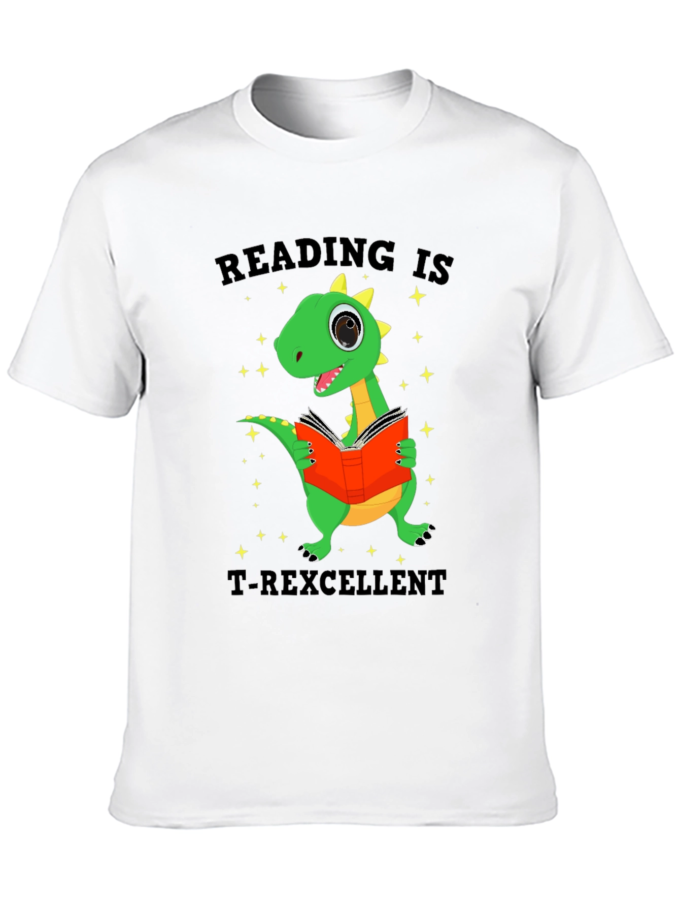 Black Reading is T-Rexcellent T-Shirt view 10