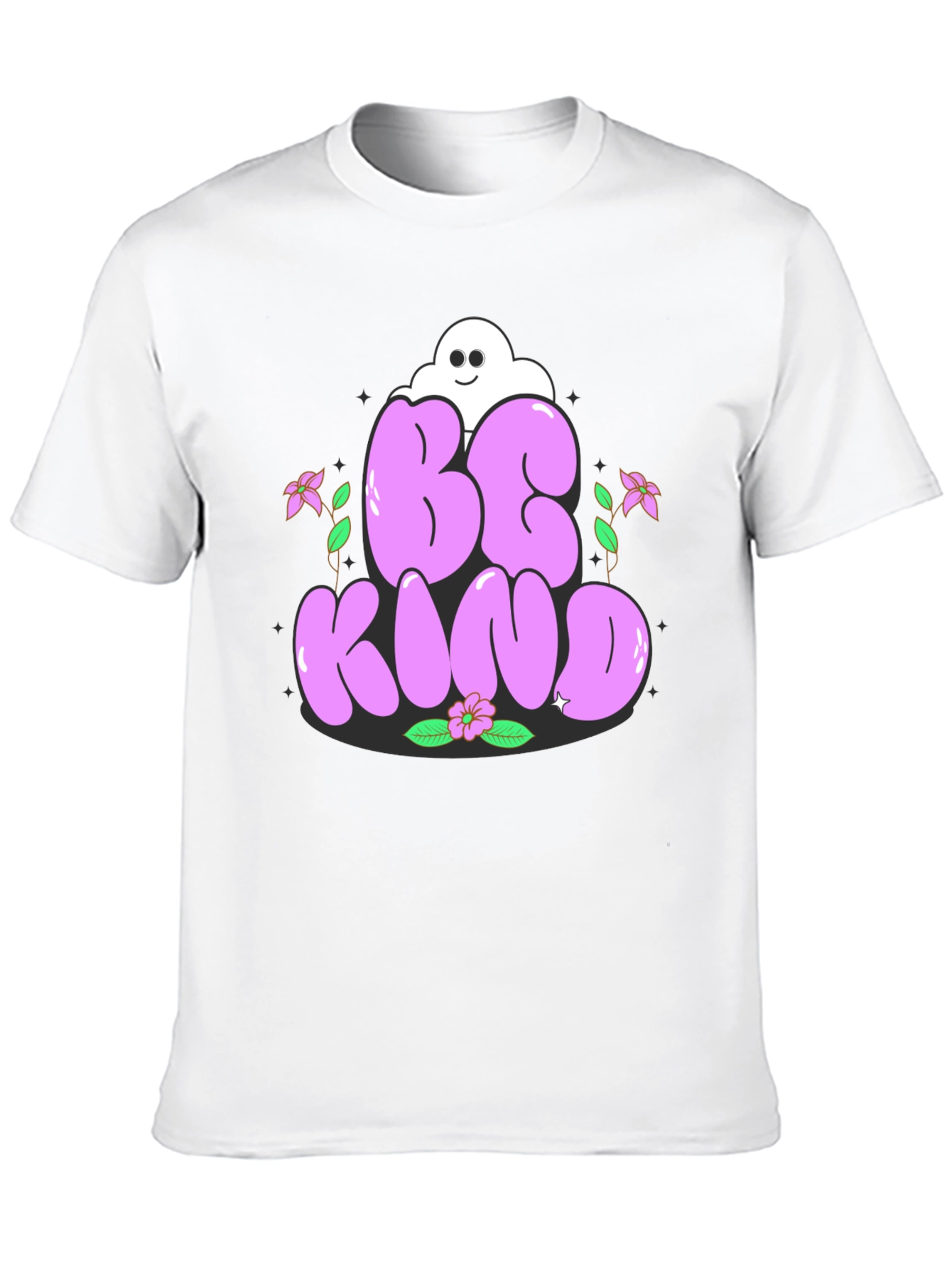 Black Be Kind Graphic Tee - Stylish Unisex T-Shirt view 10