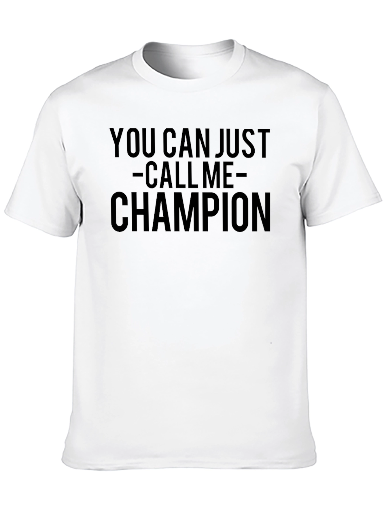 Black Champion Graphic Tee - You Can Just Call Me Champion view 10