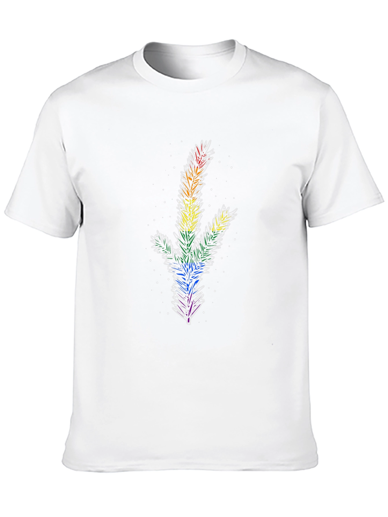 Rainbow Pine Tree Graphic Tee - Pride Apparel - 10