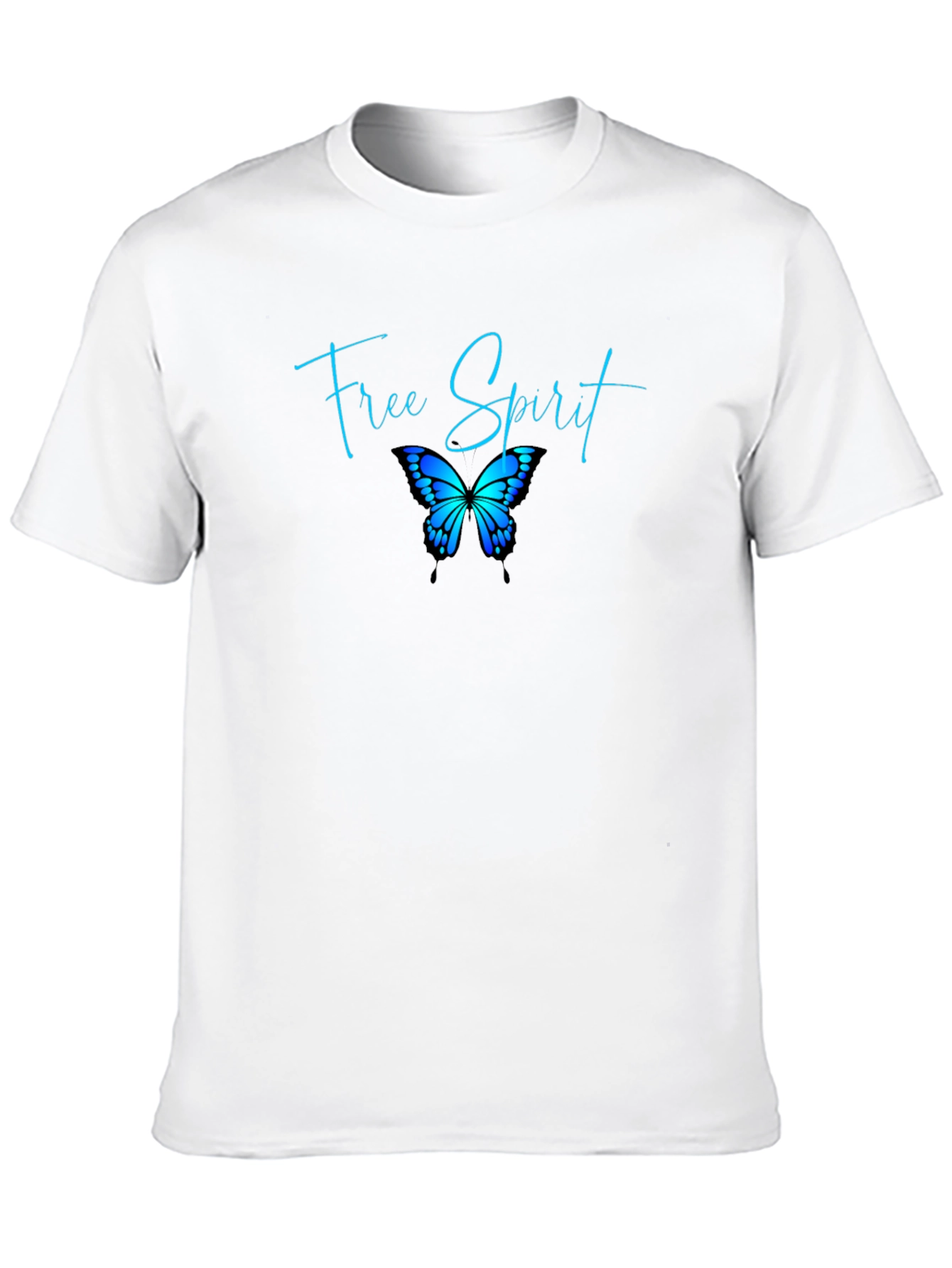 Black Free Spirit Butterfly Graphic Tee - Stylish Comfort view 10