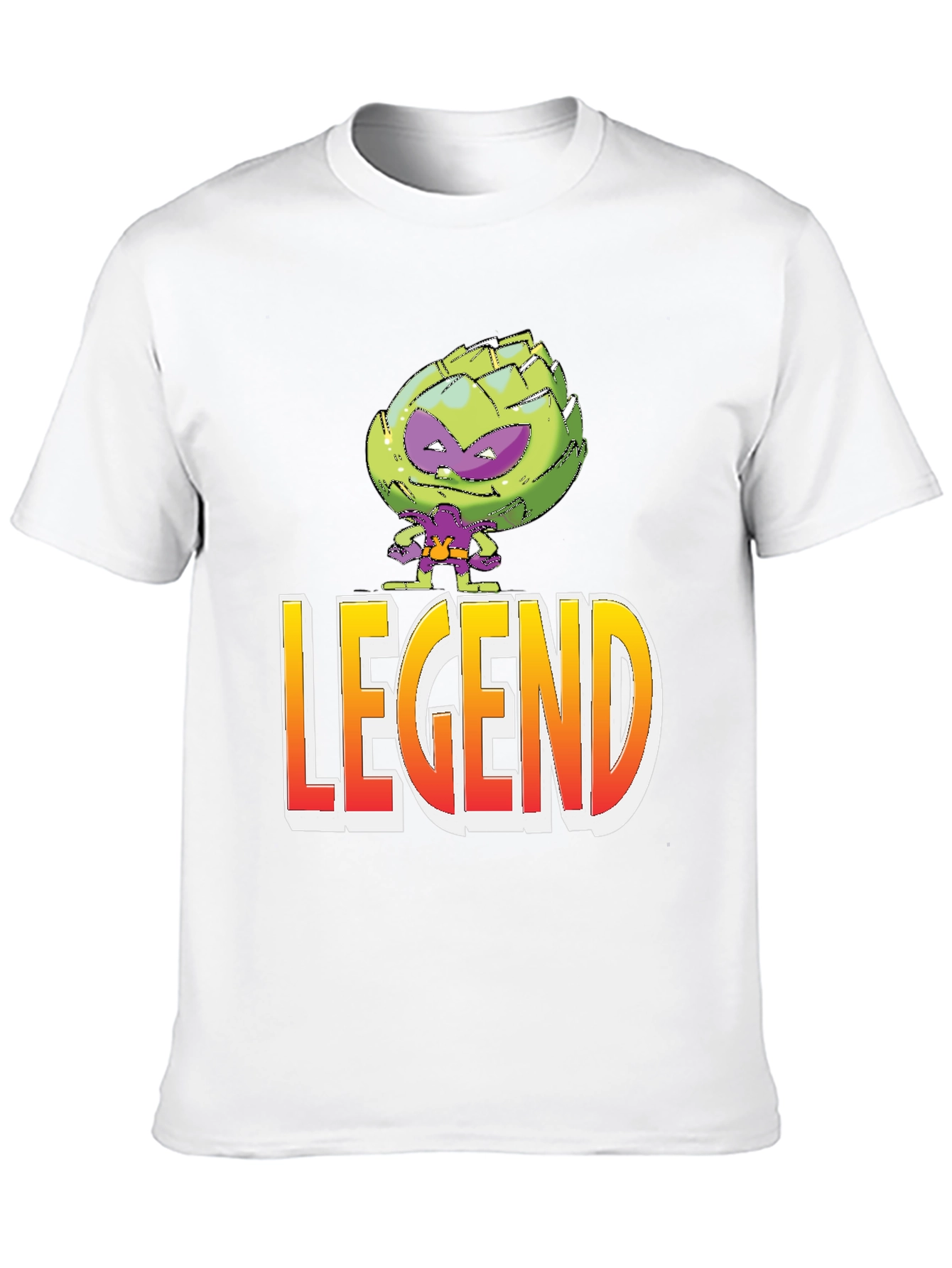 Black Artichoke Legend Graphic T-Shirt - Black Cotton Tee view 10
