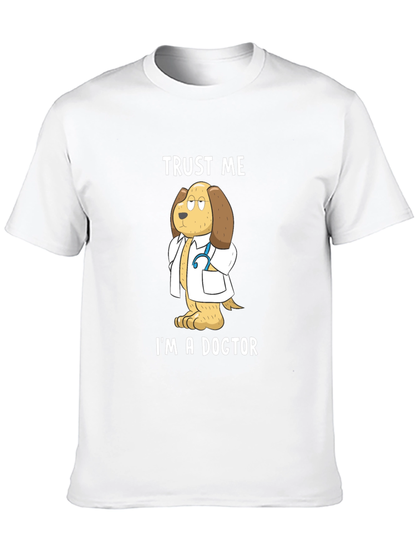 Black Trust Me I'm A Dogtor T-Shirt view 10
