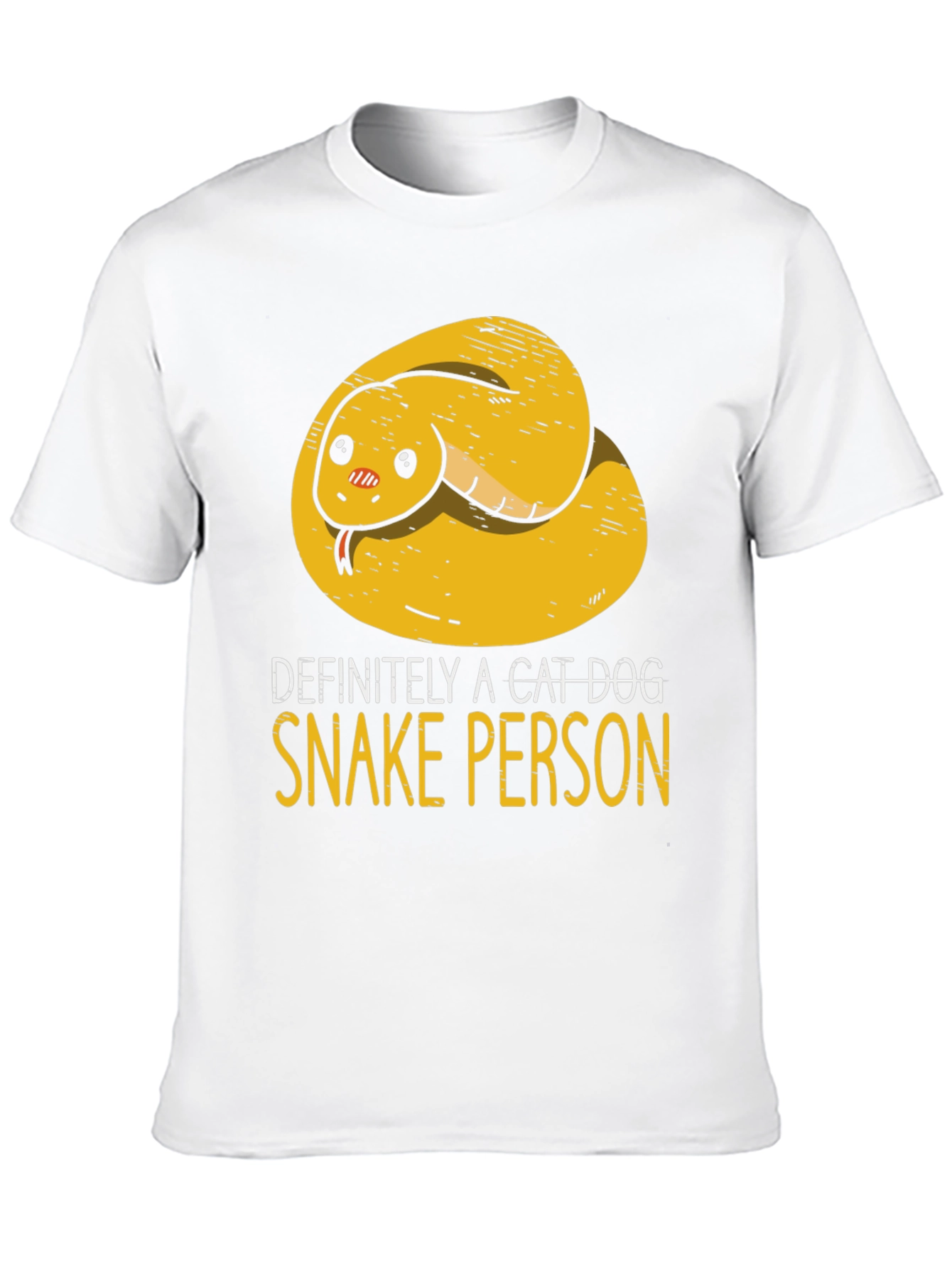Black Funny Snake Person T-Shirt view 10