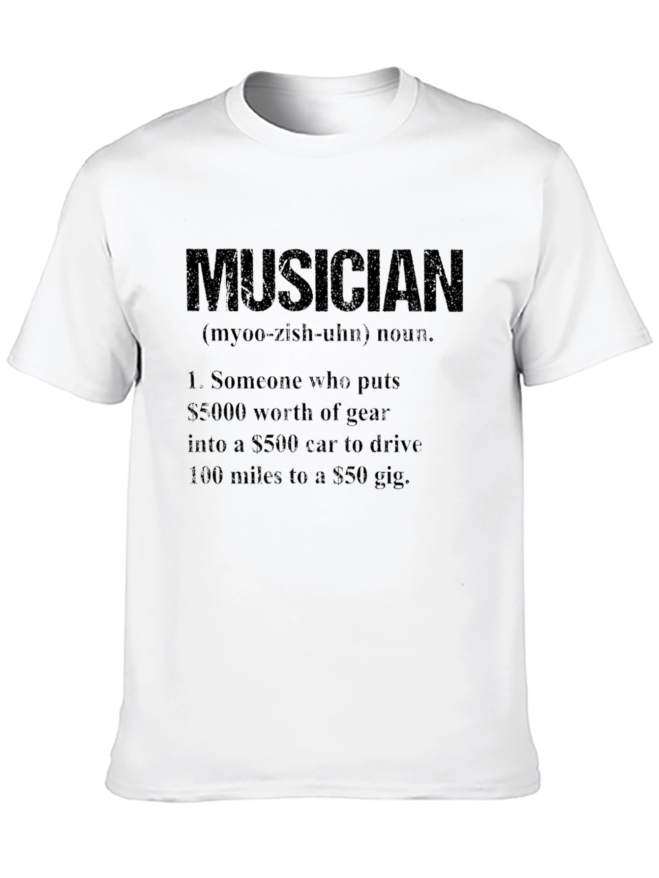 Black Musician Definition T-Shirt - Funny Music Lover Gift view 10