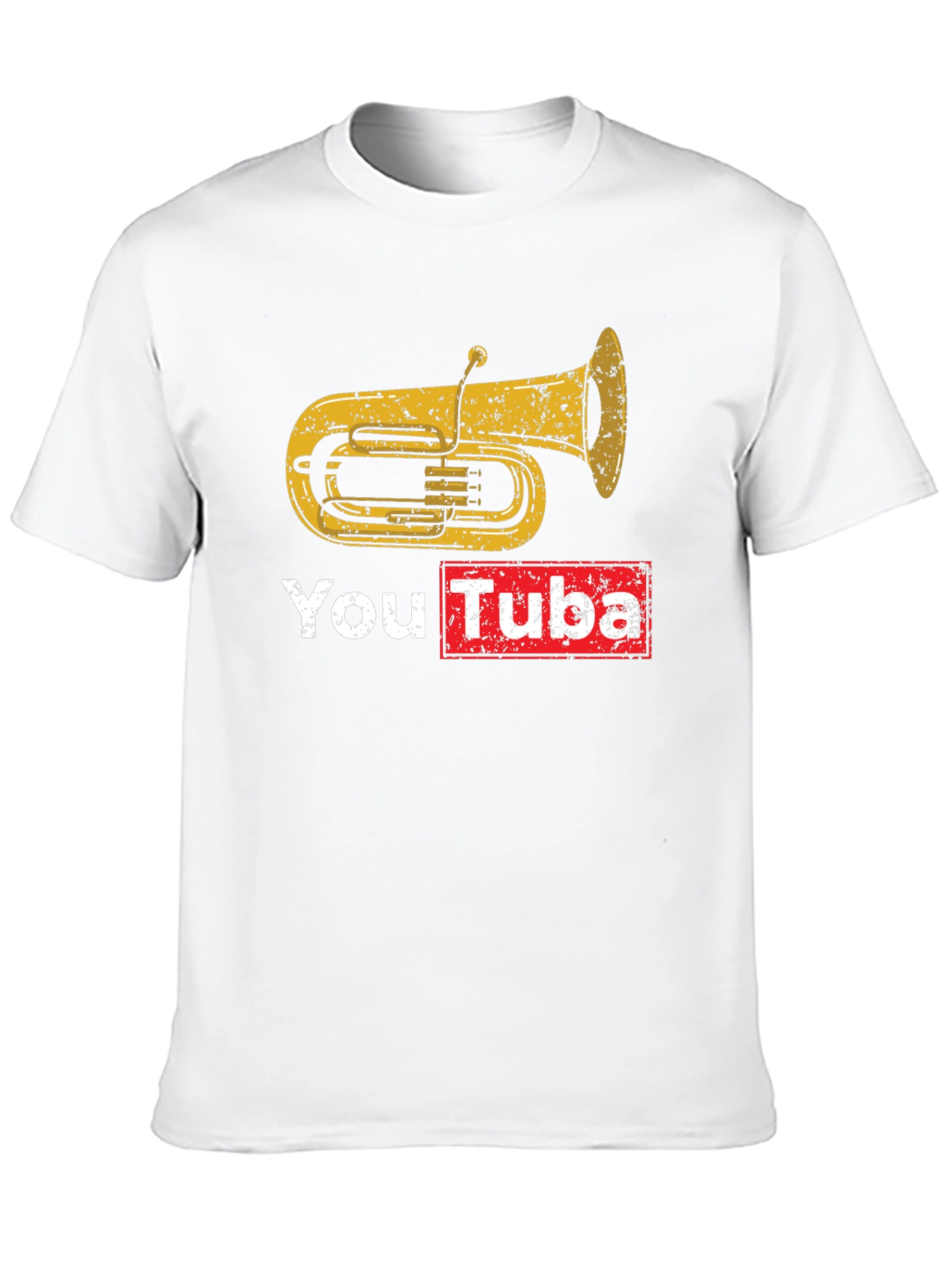 Black You Tuba Graphic T-Shirt - Musician's Novelty Tee view 10