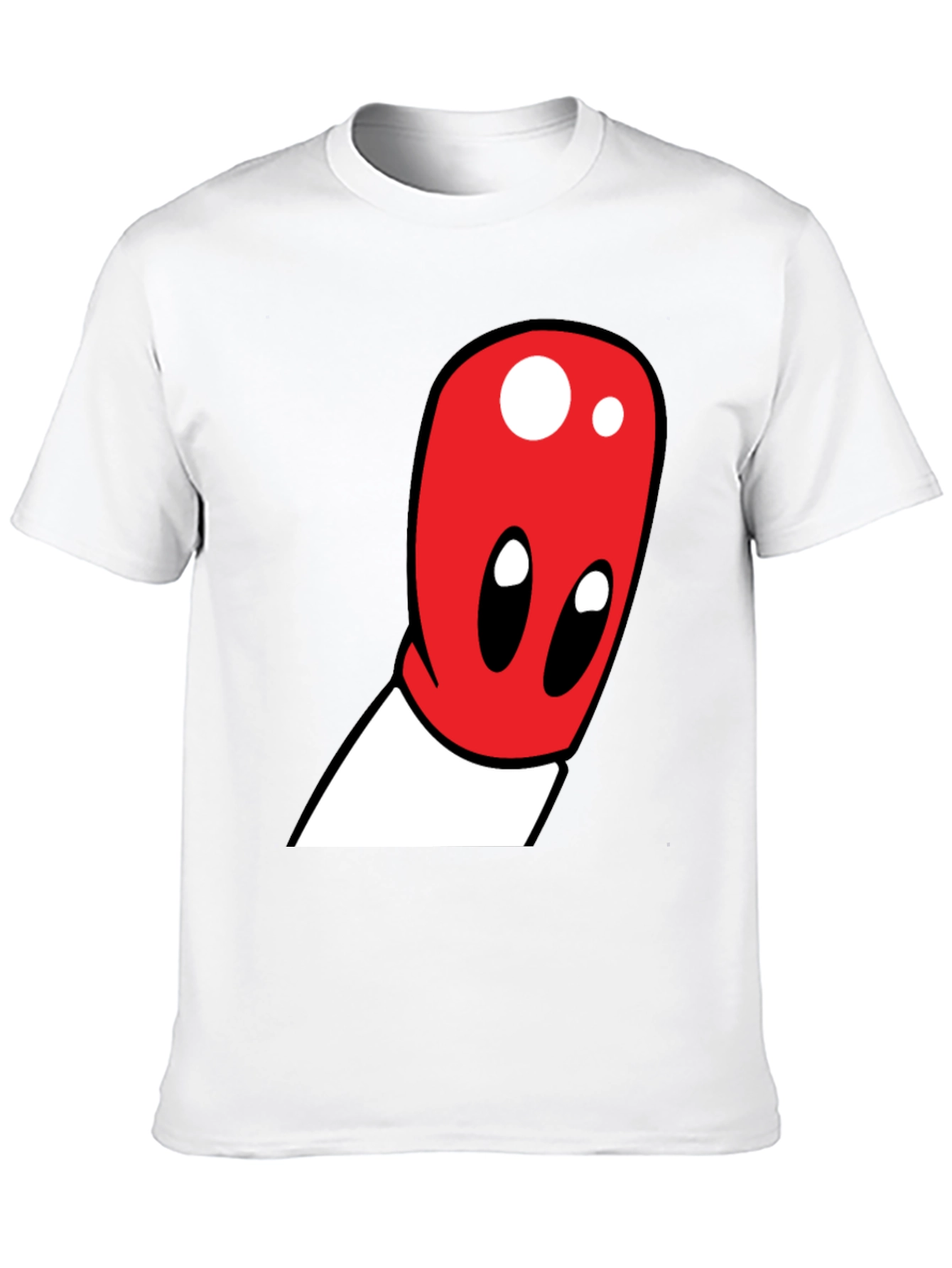 Black Cartoon Character Graphic Tee - Black view 10