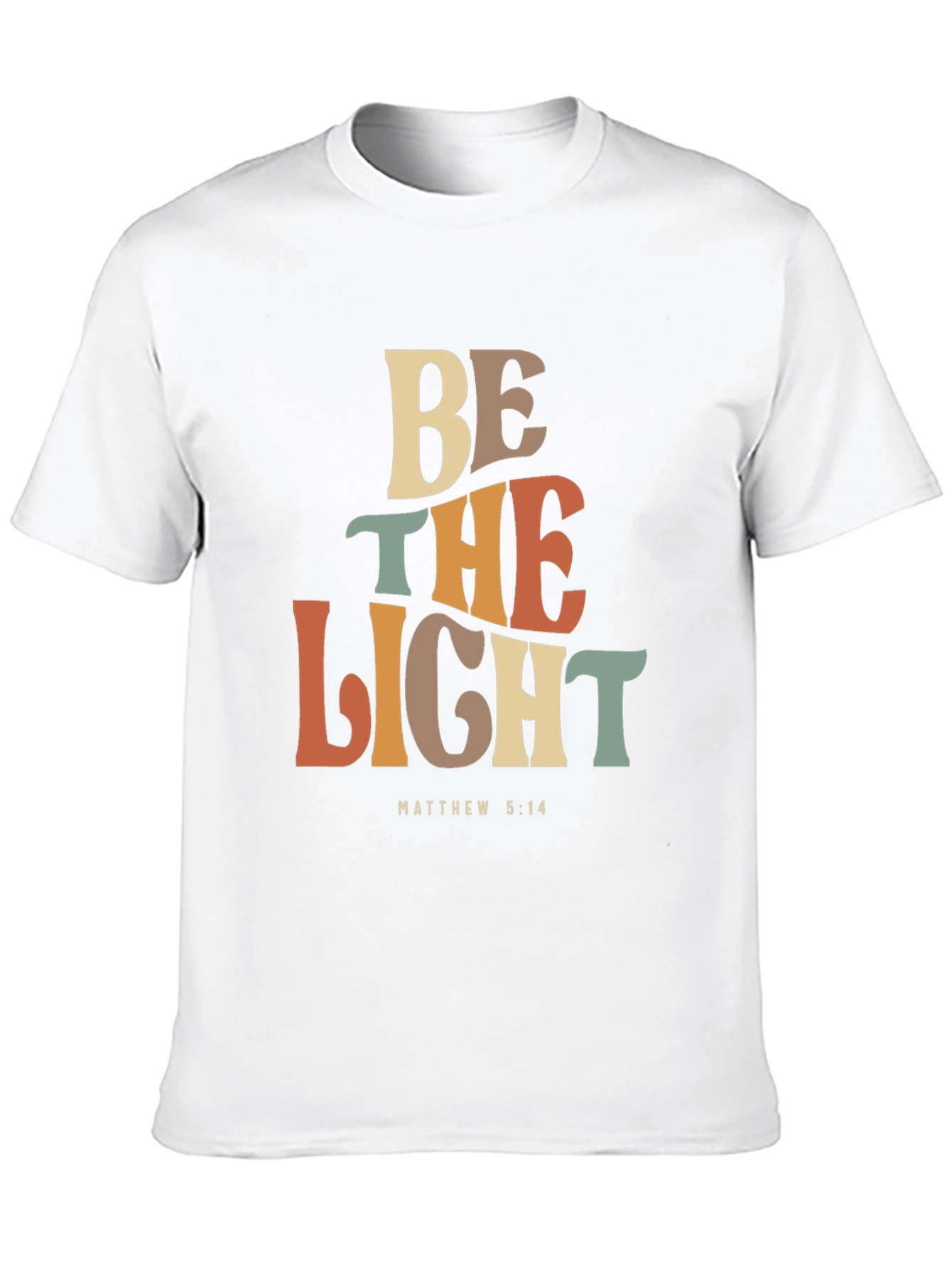 Black Be The Light T-Shirt - Matthew 5:14 Graphic Tee view 10