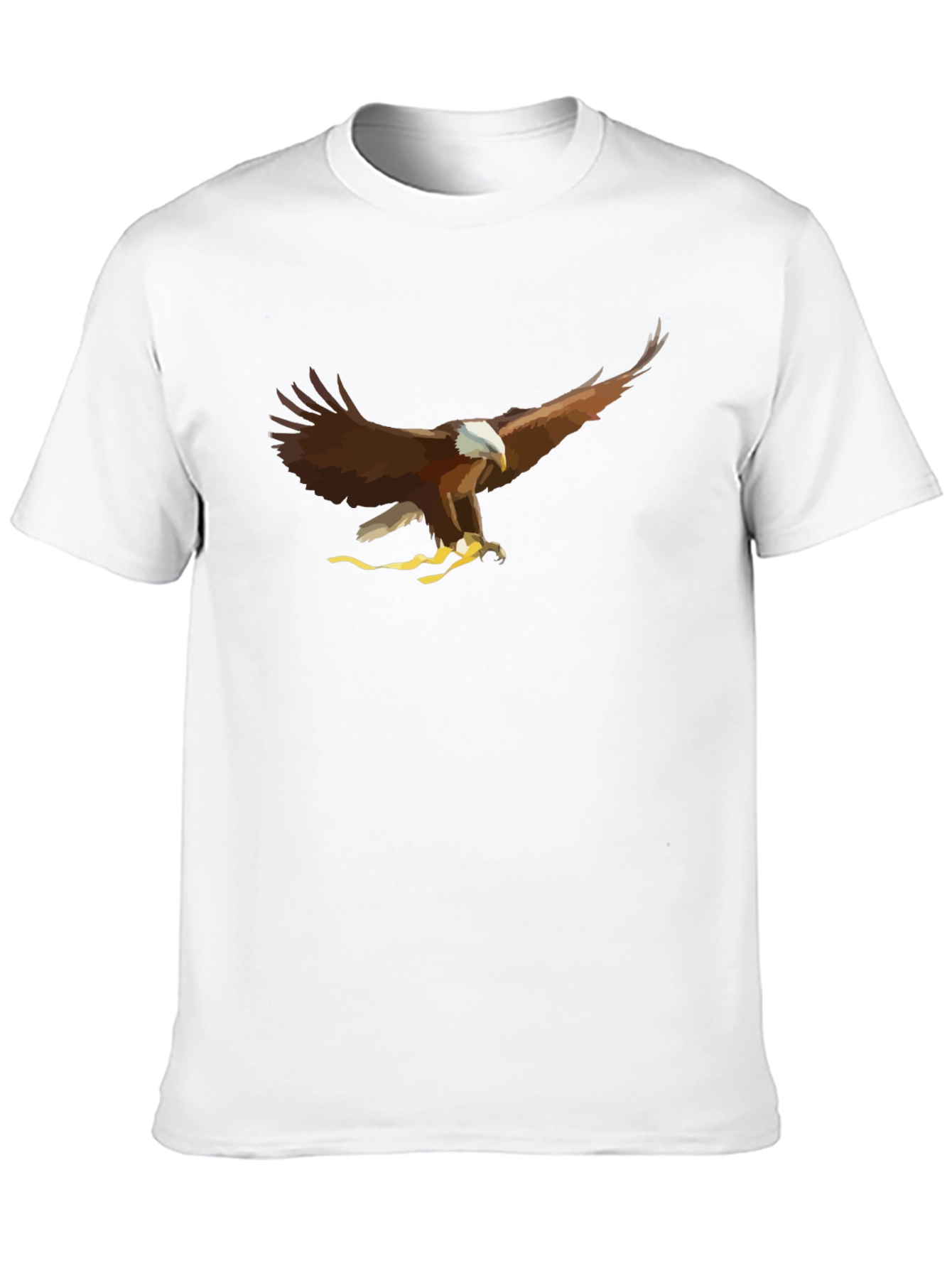 Black Eagle Graphic T-Shirt - Cool Bird of Prey Design view 10
