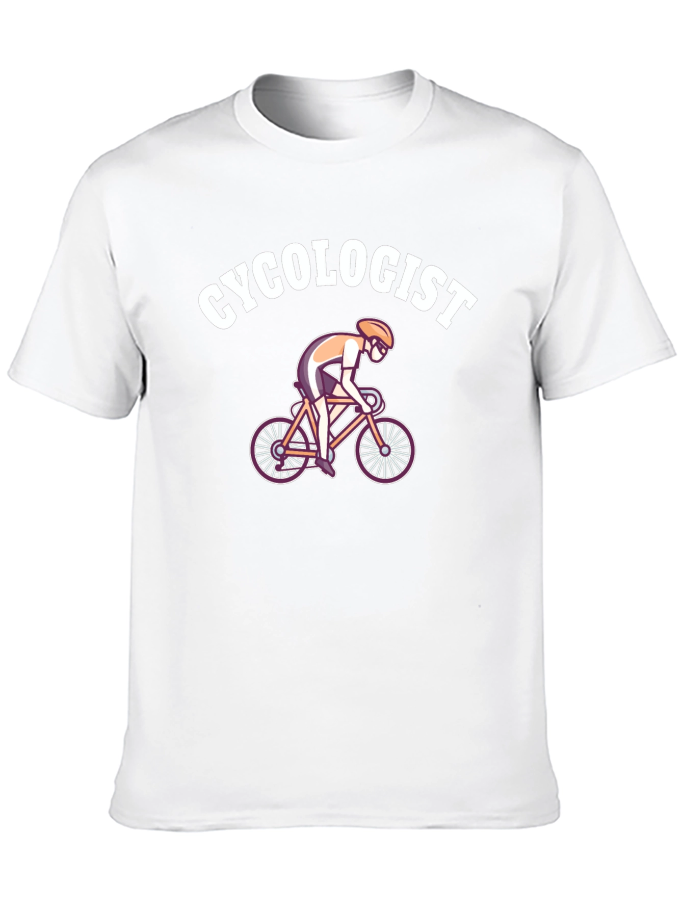 Black Cycologist T-Shirt - Funny Biker Tee view 10