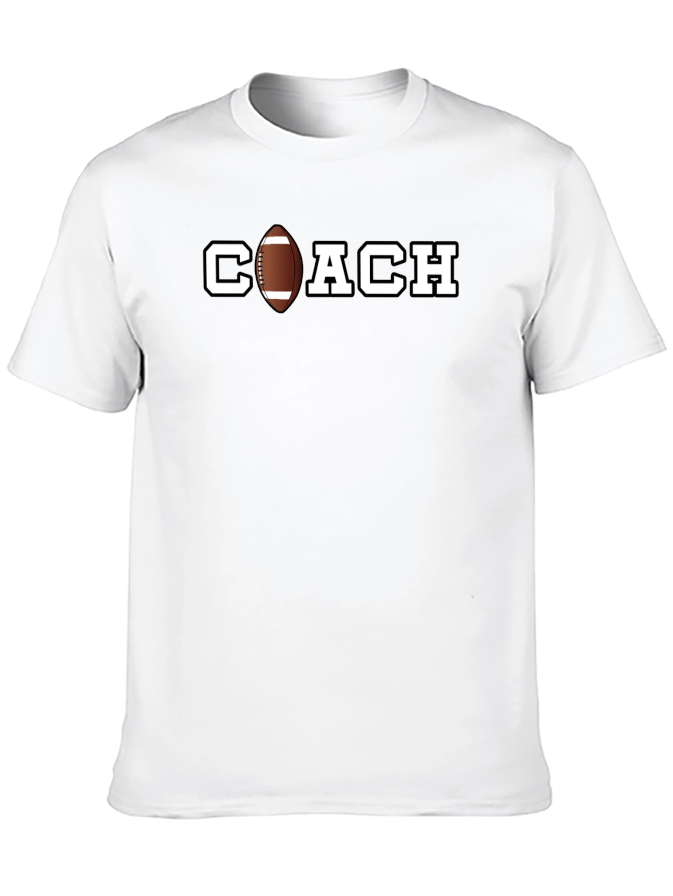 Black Football Coach Graphic T-Shirt view 10